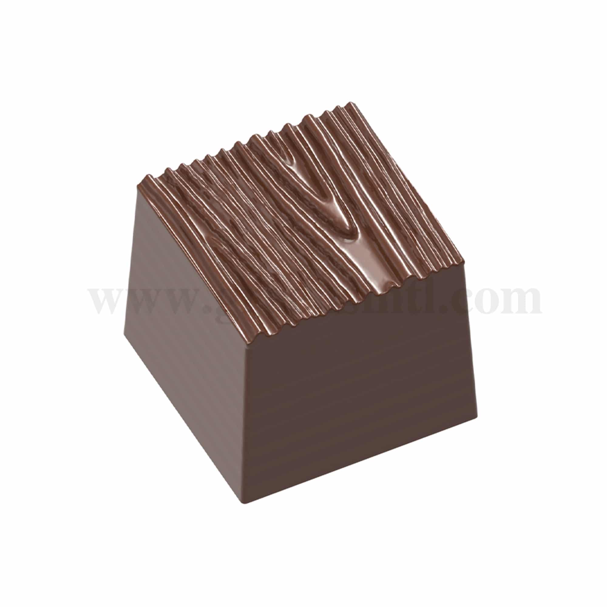 CHOCOLATE WORLD Chocolate Mould Structure 22.5 x 22.5 x h 19.5 mm
