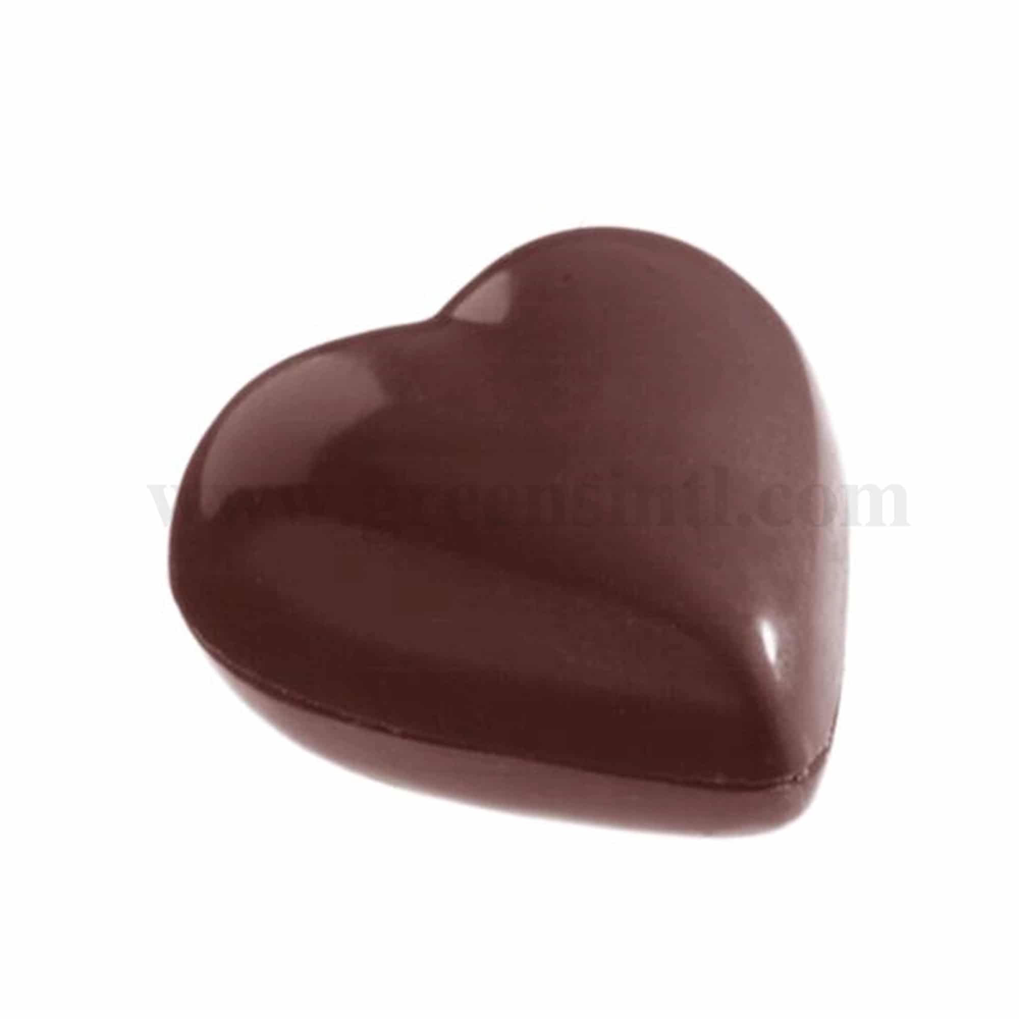 CHOCOLATE WORLD Chocolate Mould Heart 33 x 33 x h 11 mm