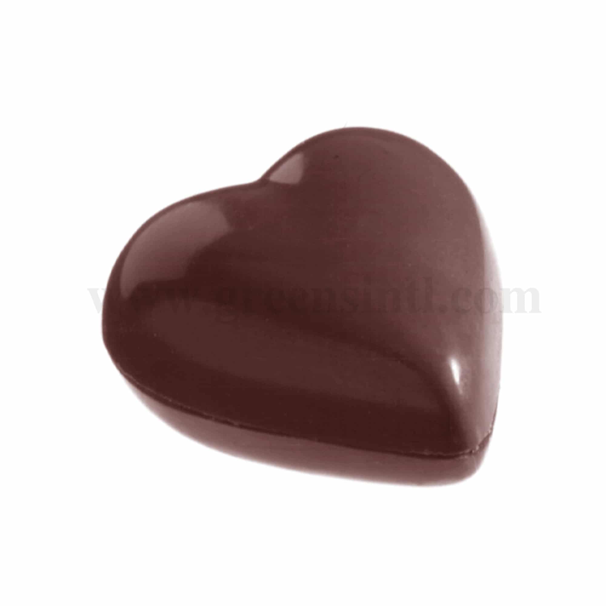 CHOCOLATE WORLD Chocolate Mould Heart 33 x 33 x h 11 mm