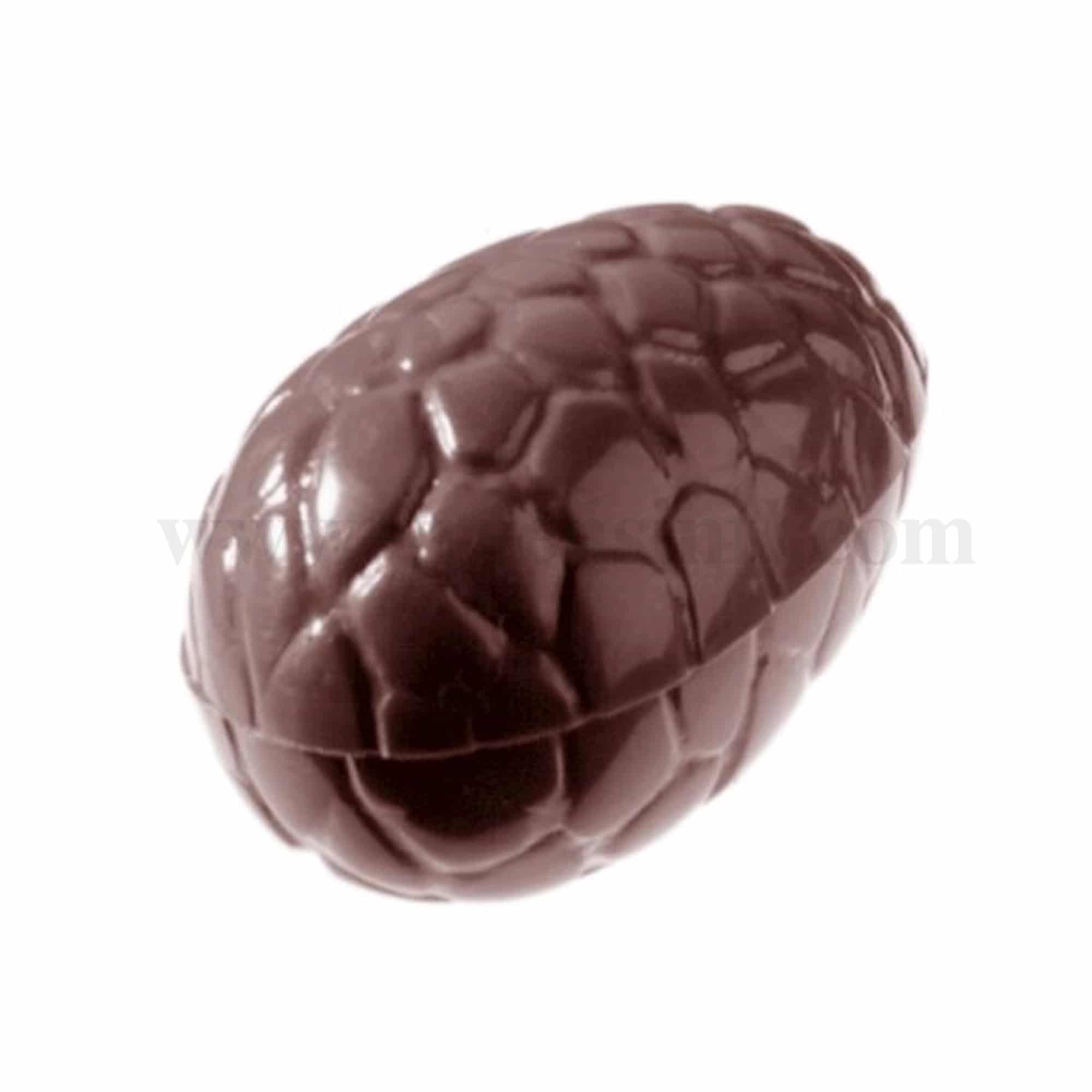 CHOCOLATE WORLD Chocolate Mould Egg Kroko 42 x 27 x h 14 mm