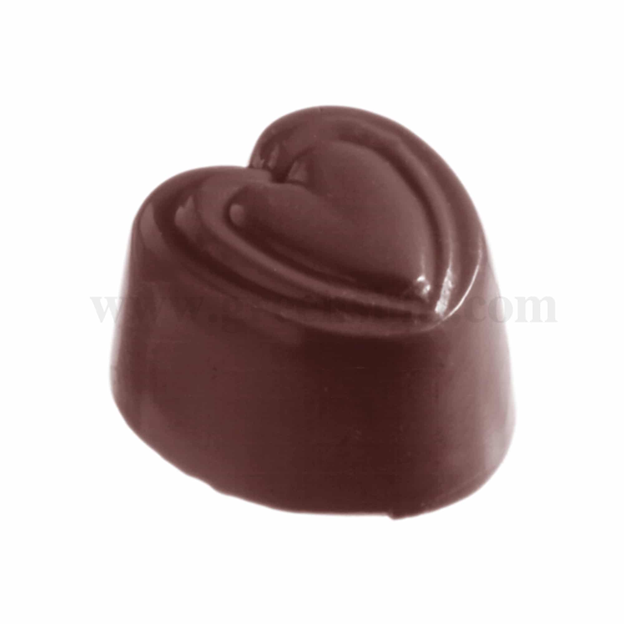 CHOCOLATE WORLD Chocolate Mould Heart 31 x 29 x h 19 mm
