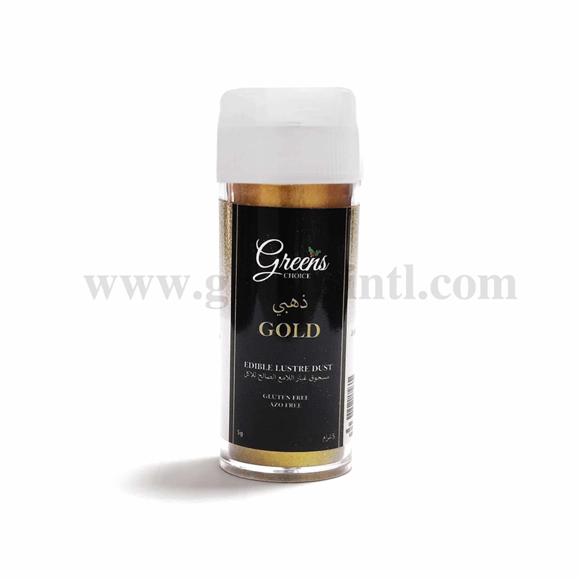 GREENS CHOICE Edible Lustre Dust Gold 5 g