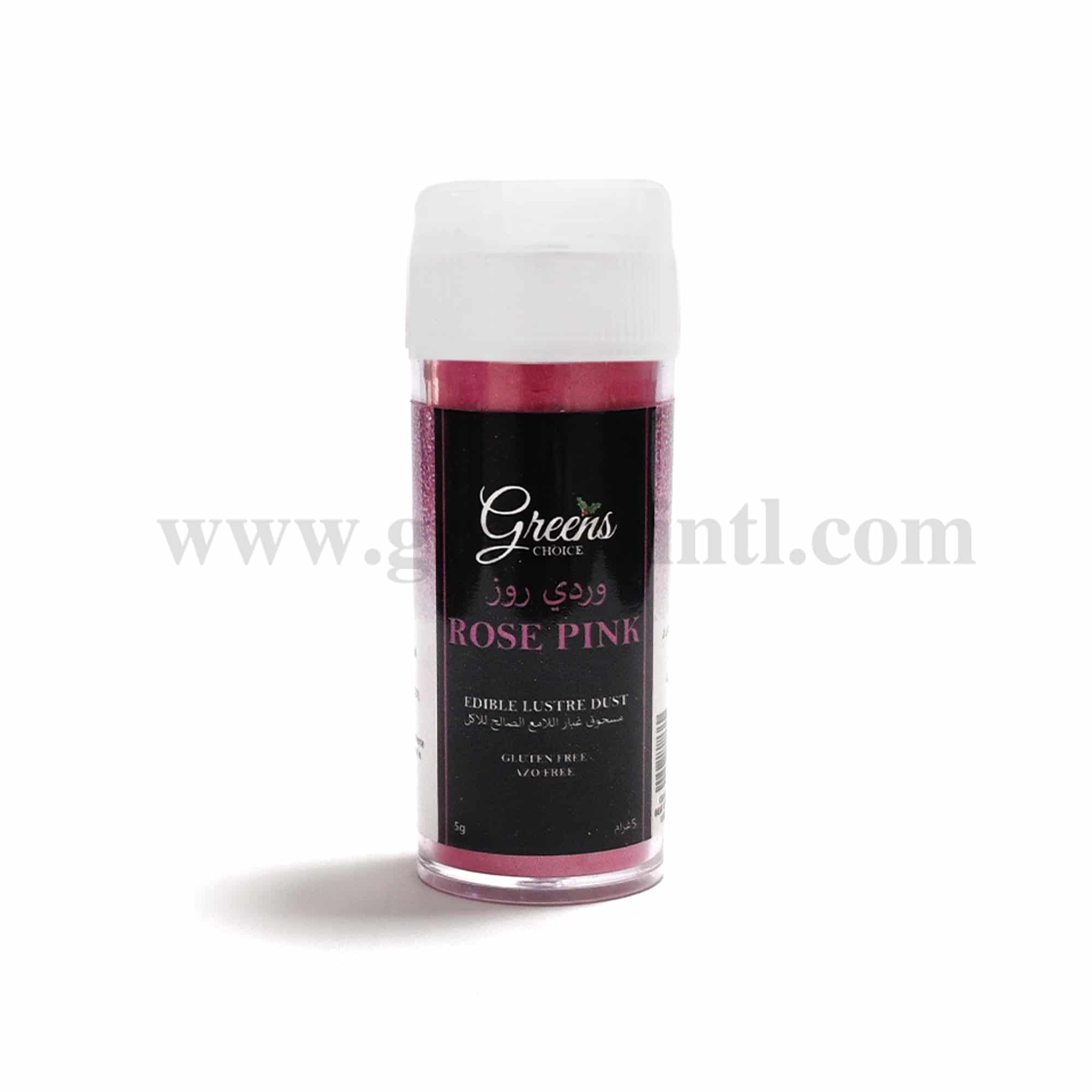 GREENS CHOICE Edible Lustre Dust Rose Pink 5 g
