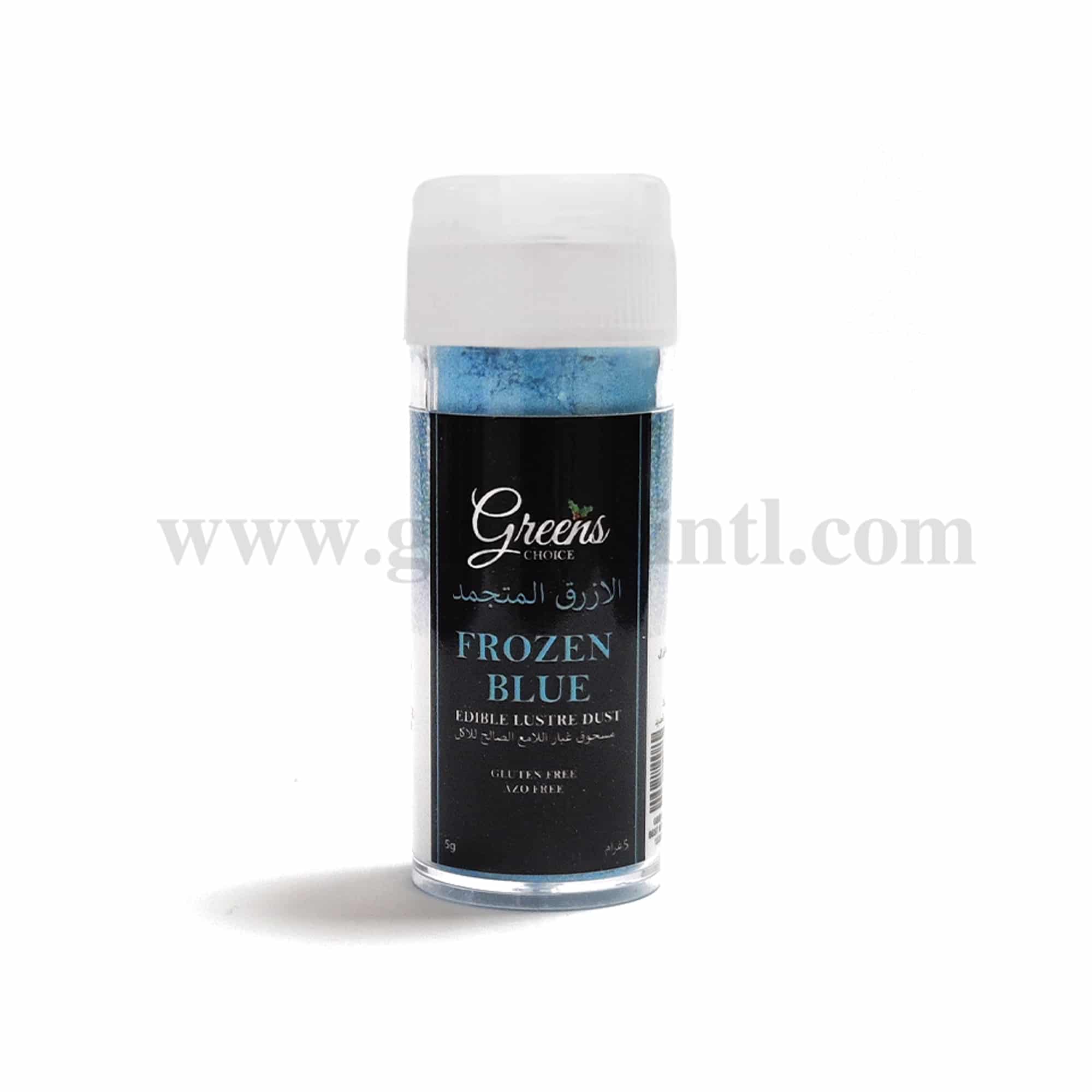 GREENS CHOICE Edible Lustre Dust Frozen Blue 5 g