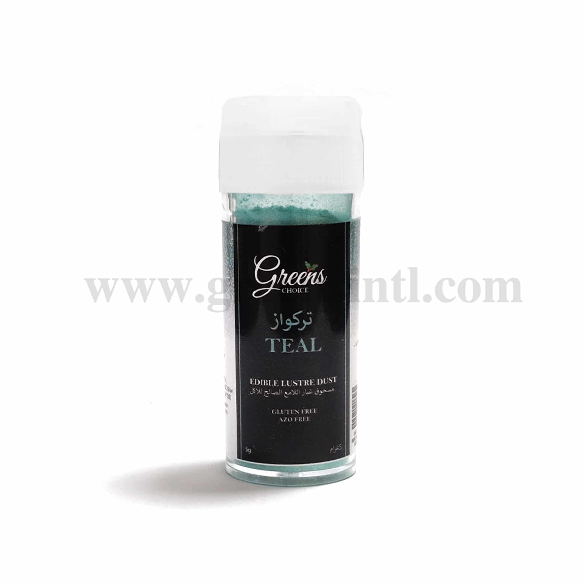 GREENS CHOICE Edible Lustre Dust Teal 5 g