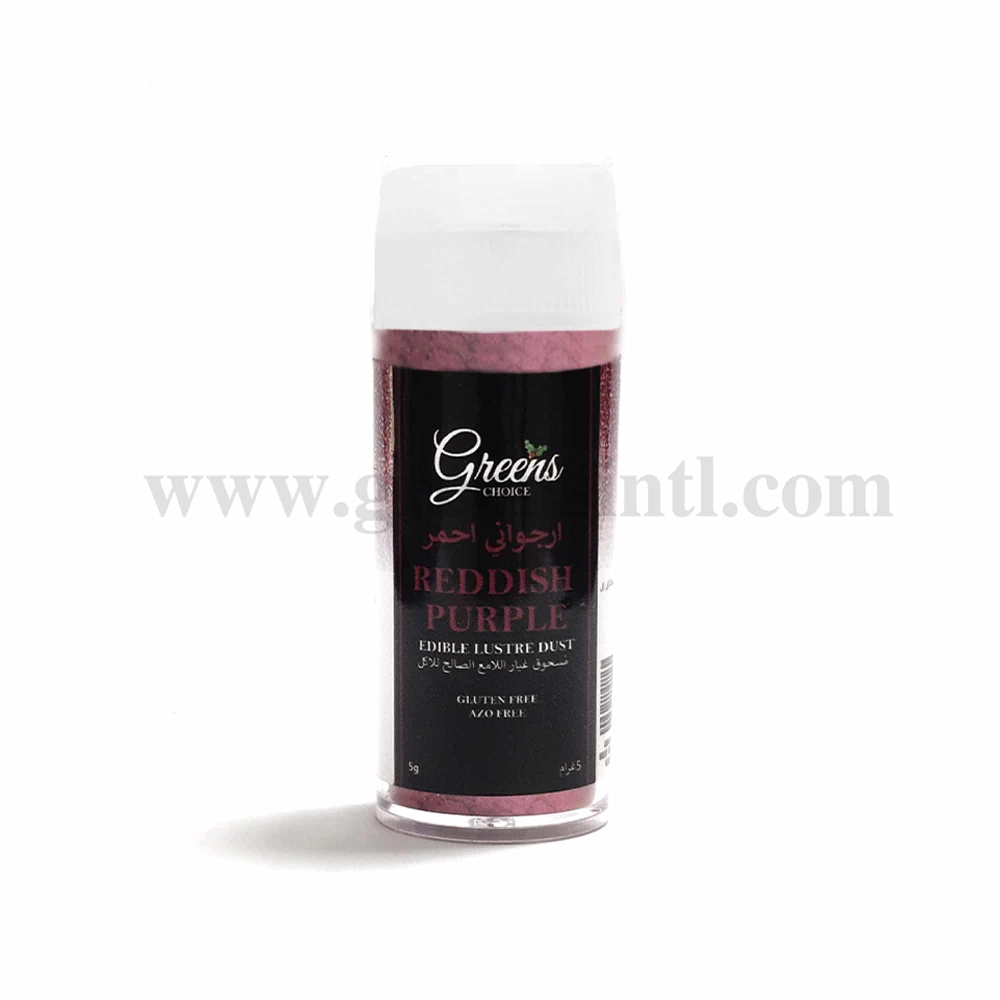GREENS CHOICE Edible Lustre Dust Reddish Purple 5 g