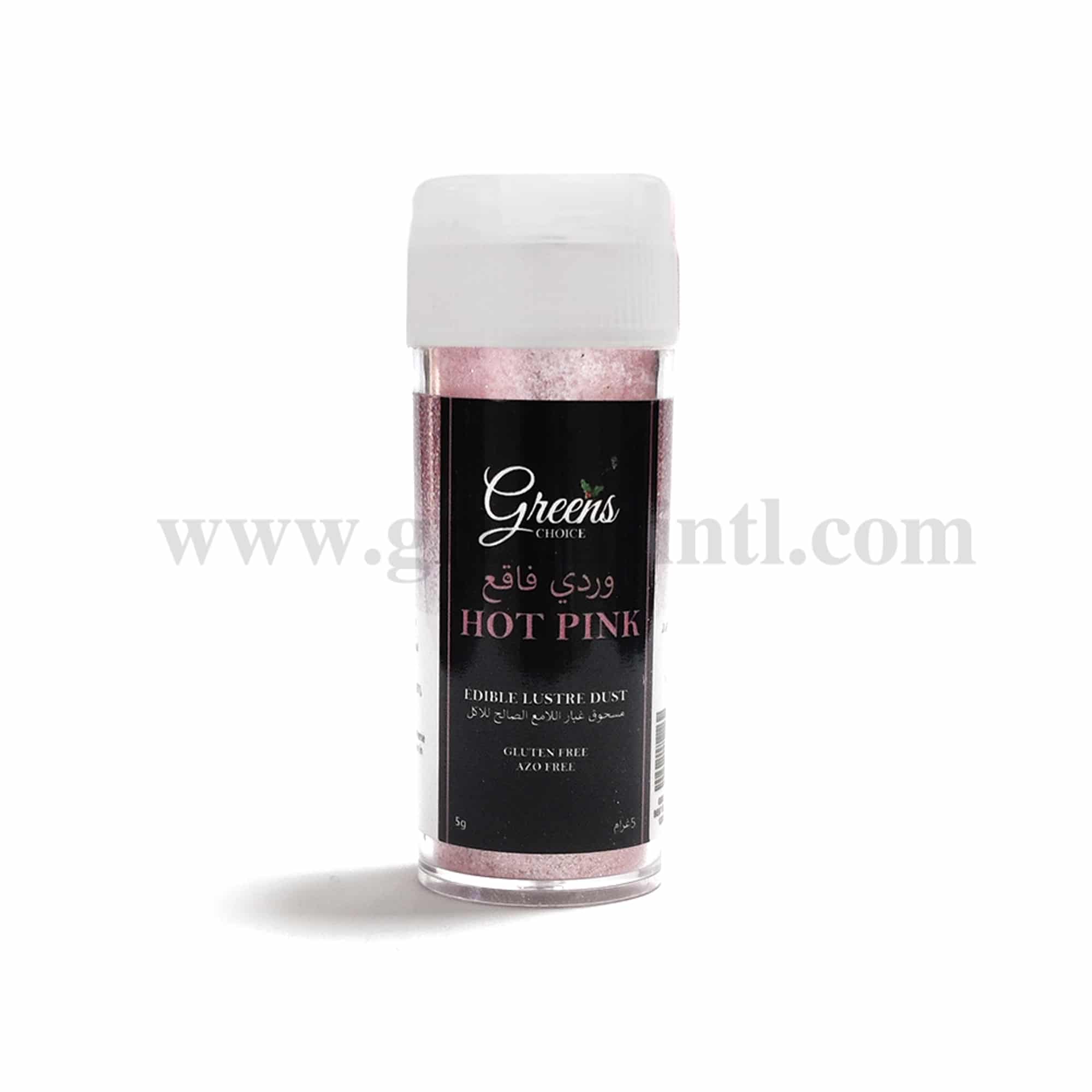 GREENS CHOICE Edible Lustre Dust Hot Pink 5 g