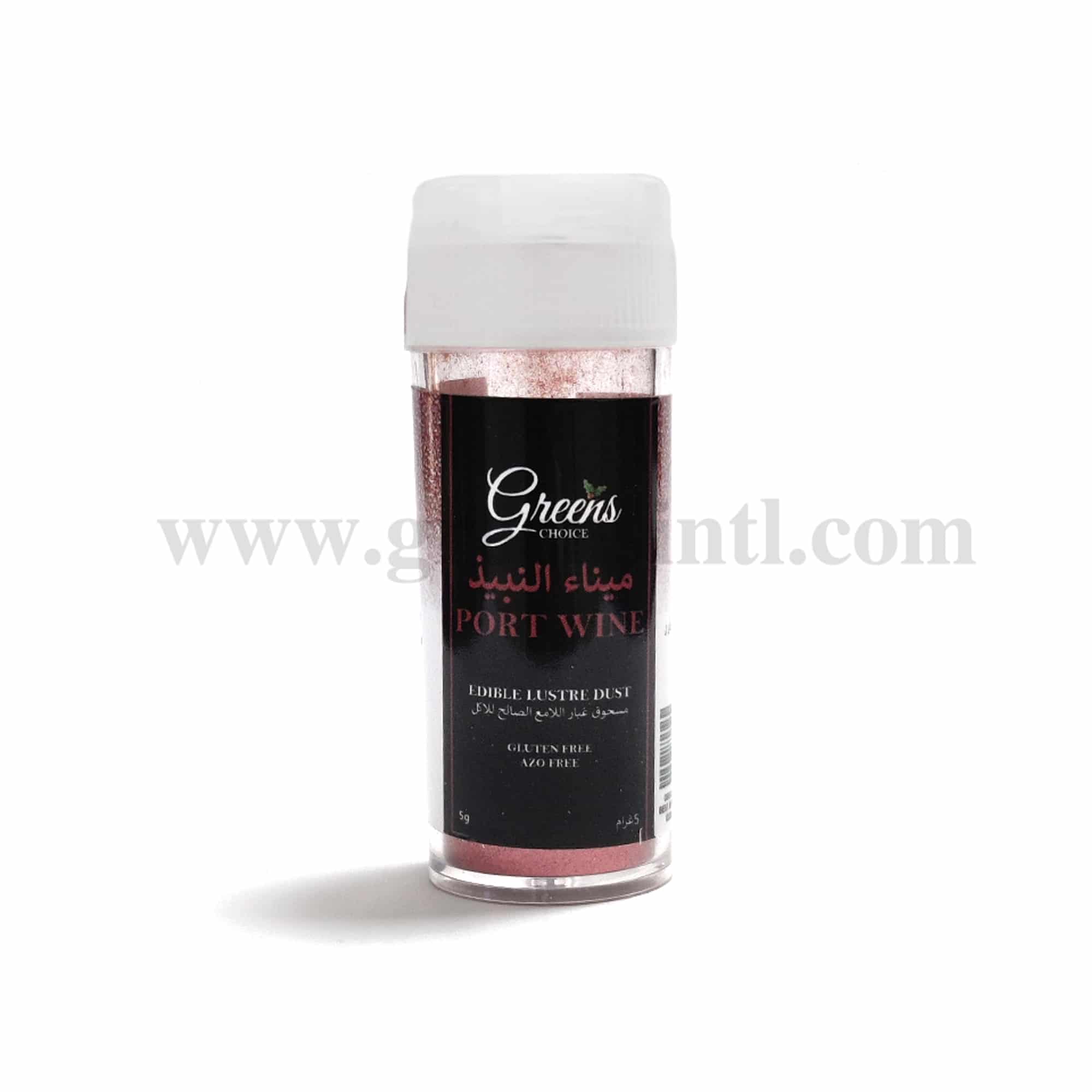 GREENS CHOICE Edible Lustre Dust Port Wine 5 g