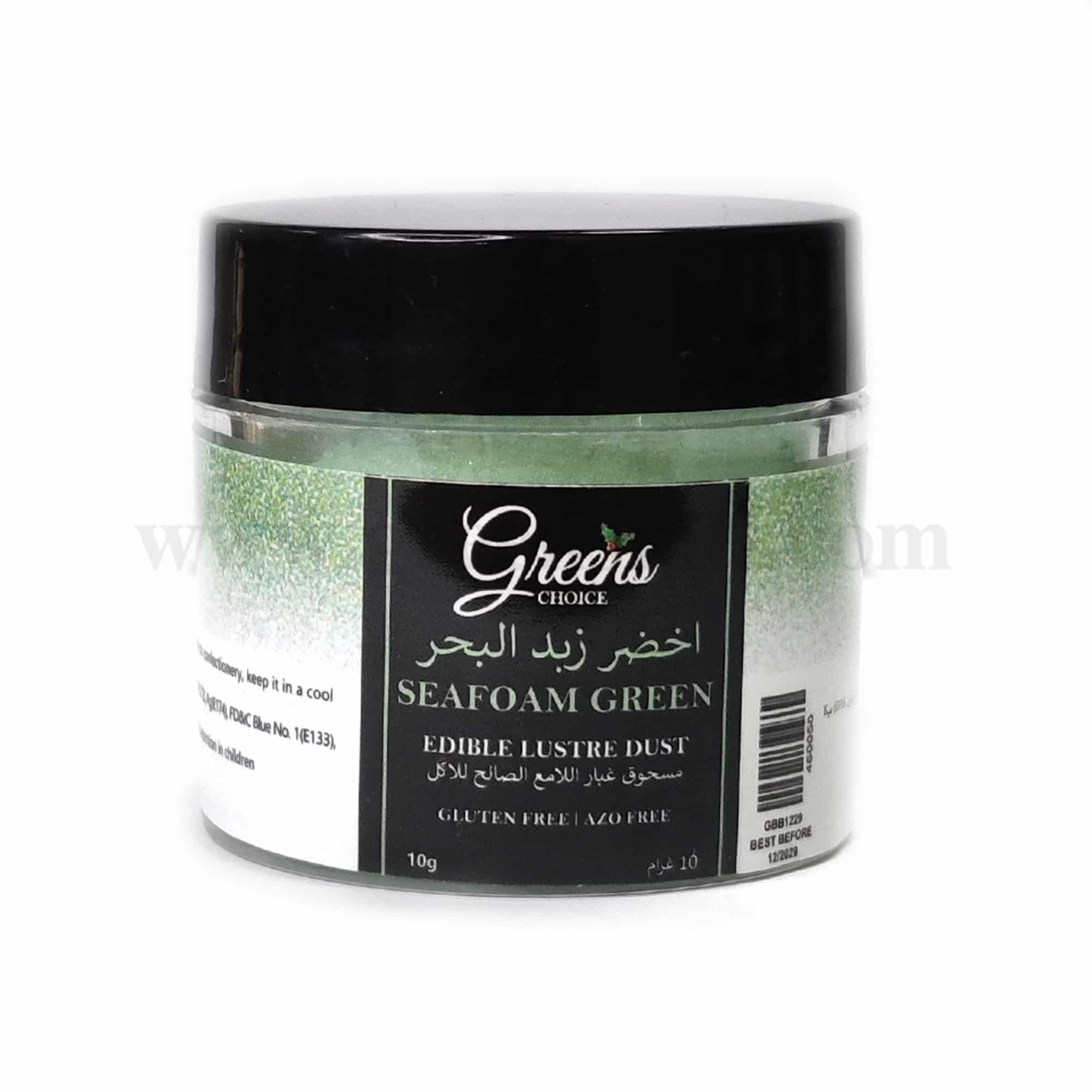 GREENS CHOICE Edible Lustre Dust Seafoam Green 10 g