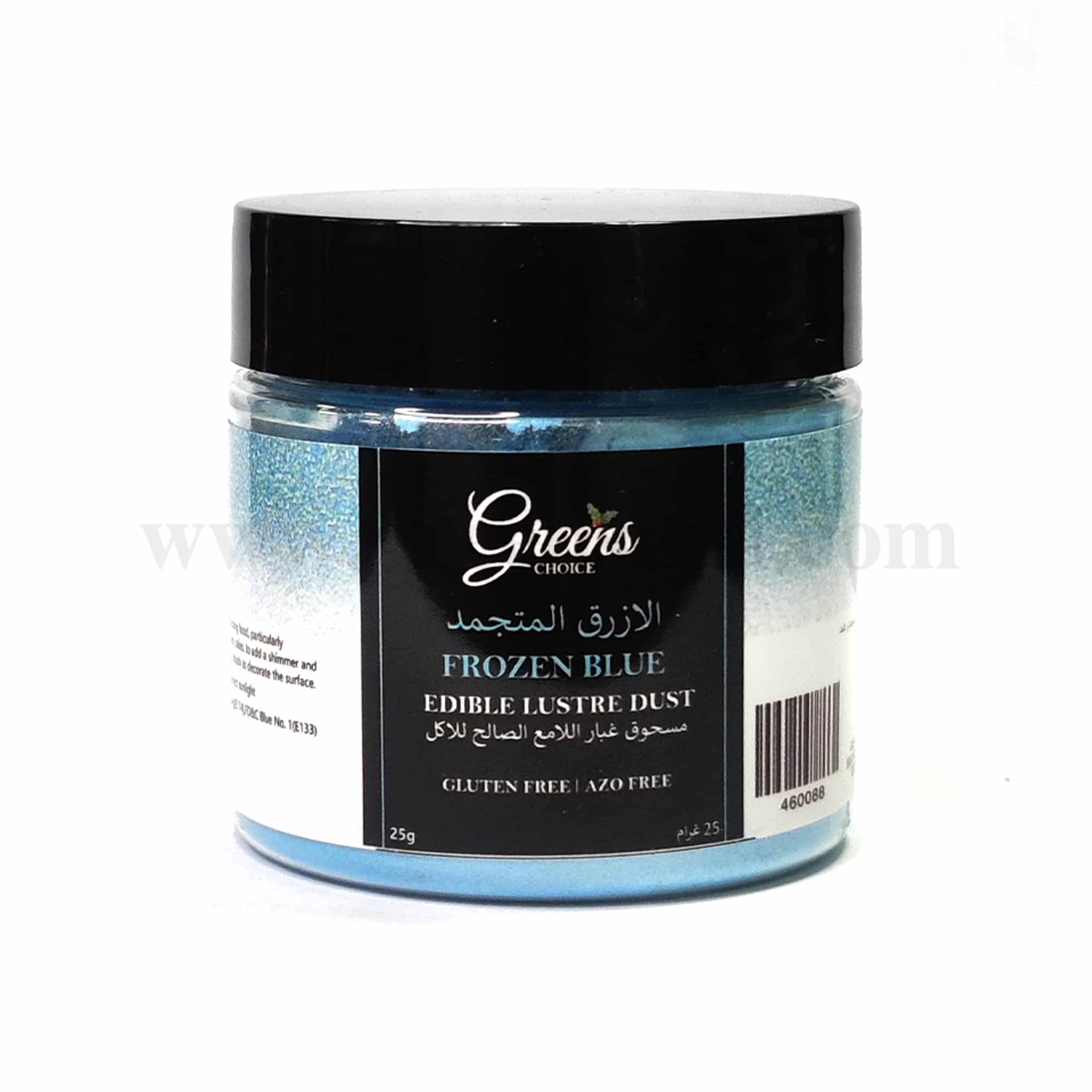 GREENS CHOICE Edible Lustre Dust Frozen Blue 25 g