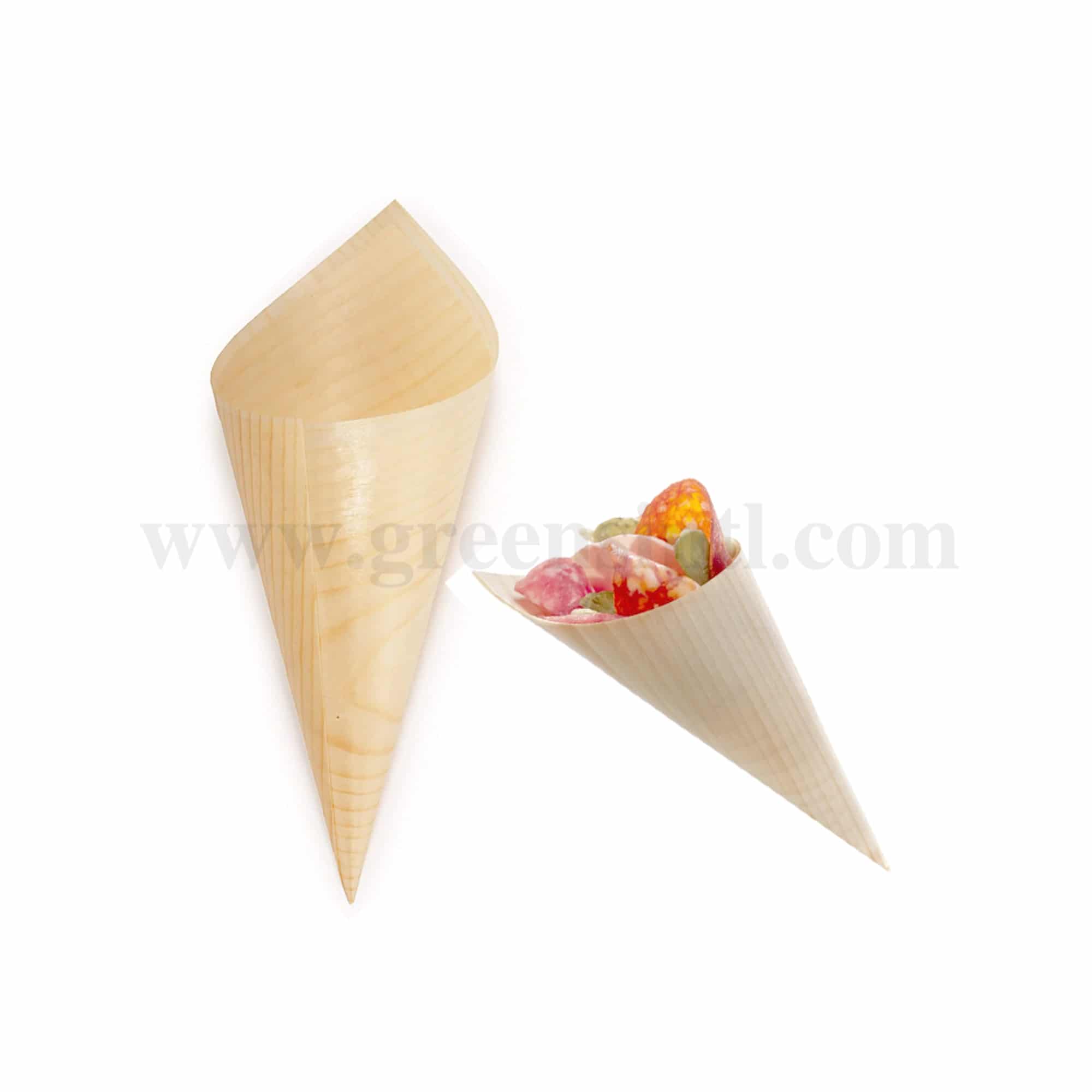 GREENS CHOICE Wooden Cone h 200 mm-25 Pcs