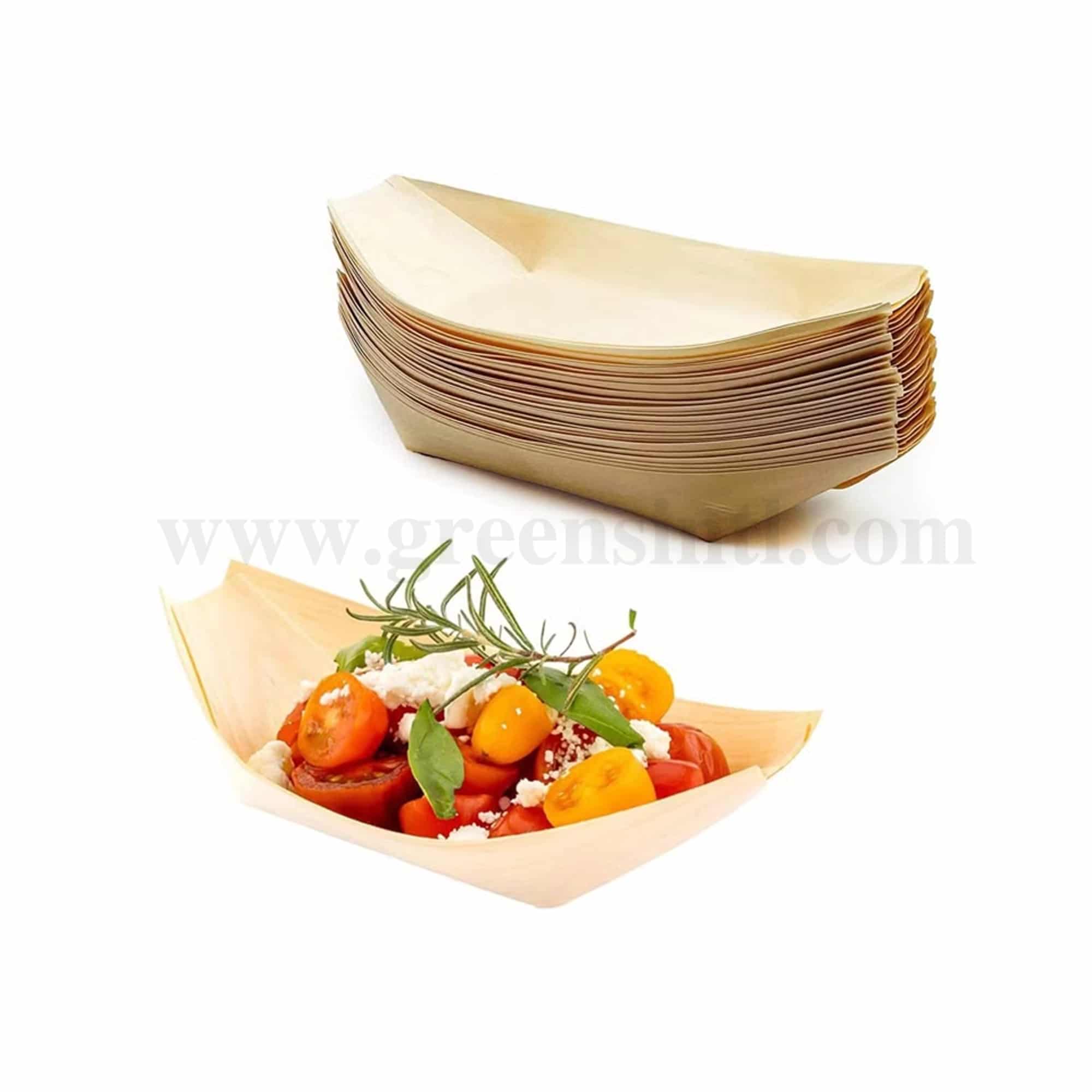 GREENS CHOICE Wooden Boat 85 x 55 x 15 mm-50 Pcs