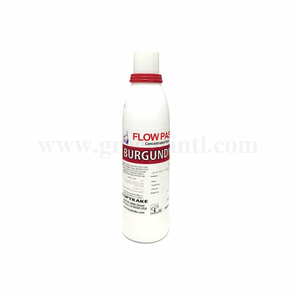 KOPYKAKE Flow Paste Burgundy 8oz.(240ml)