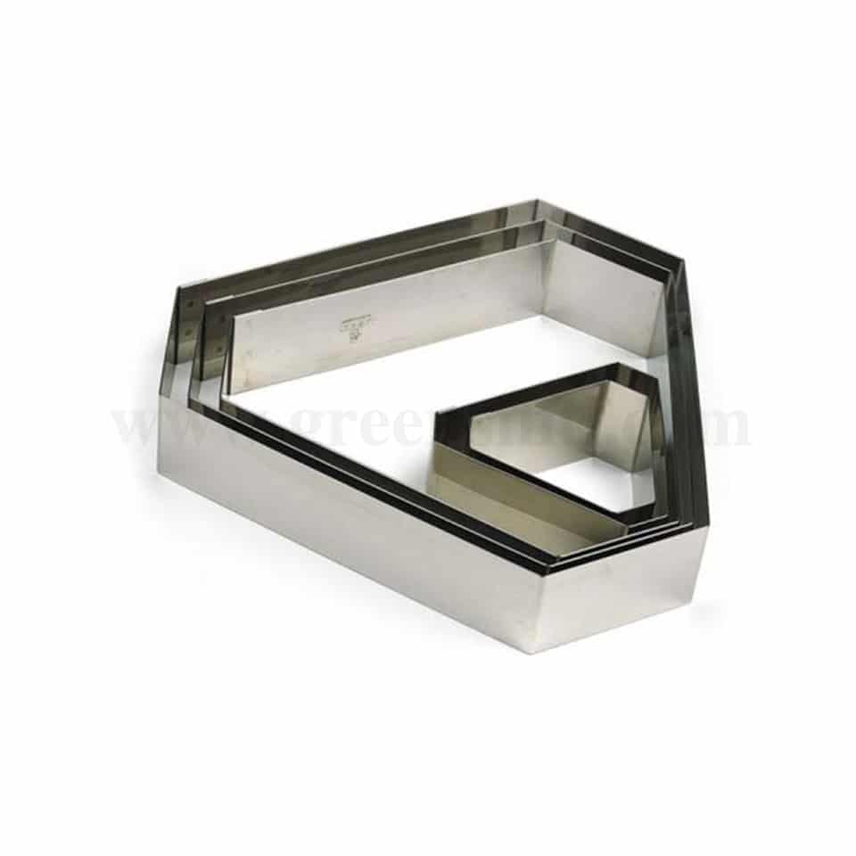 GOBEL GOBEL Cake Ring Triangle Faceted 250 x 220 x h45 mm