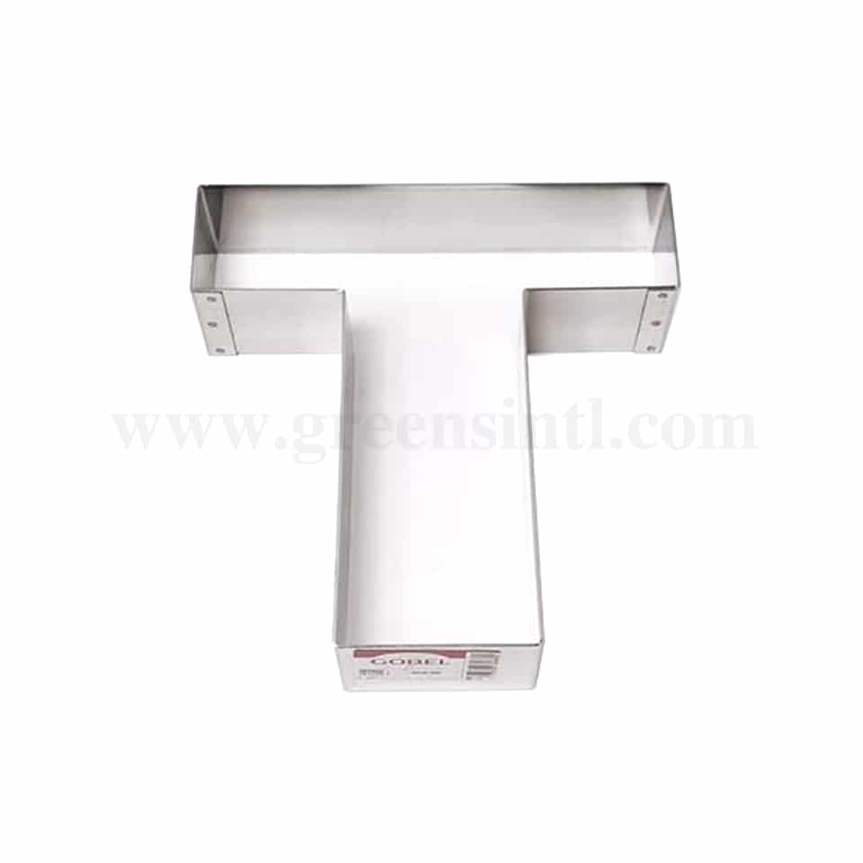GOBEL Cake Ring Letter 'T' Shape 200 x 192 x h45mm