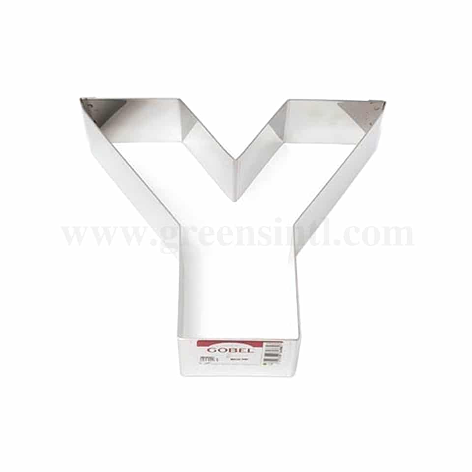 GOBEL Cake Ring Letter 'Y' Shape 200 x 224 x h45mm