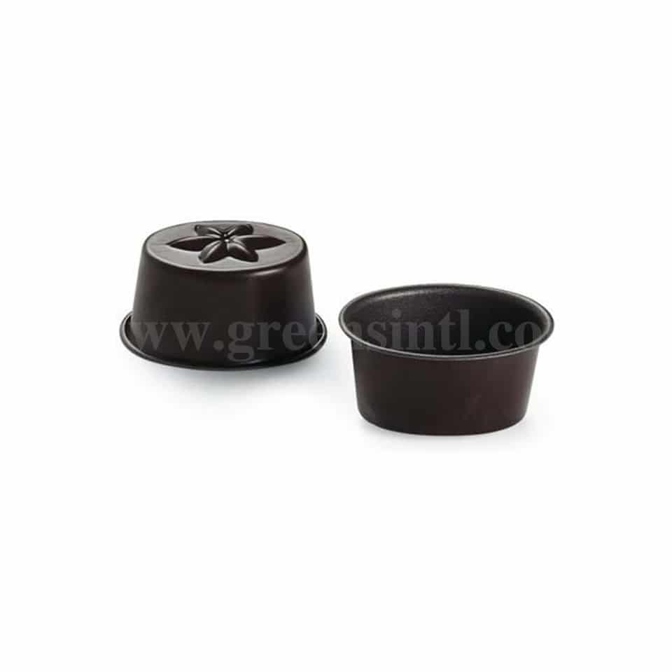 GOBEL Non-stick Star Bottom Aspic Oval Mould 75x56xh36mm