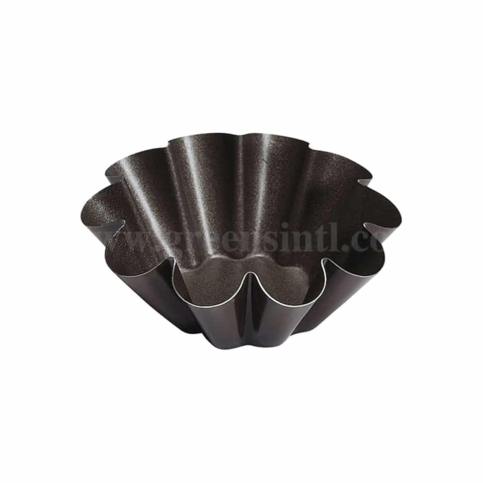 GOBEL Non-stick Flat bottom brioche 10 ribs D110/55 x h42 mm