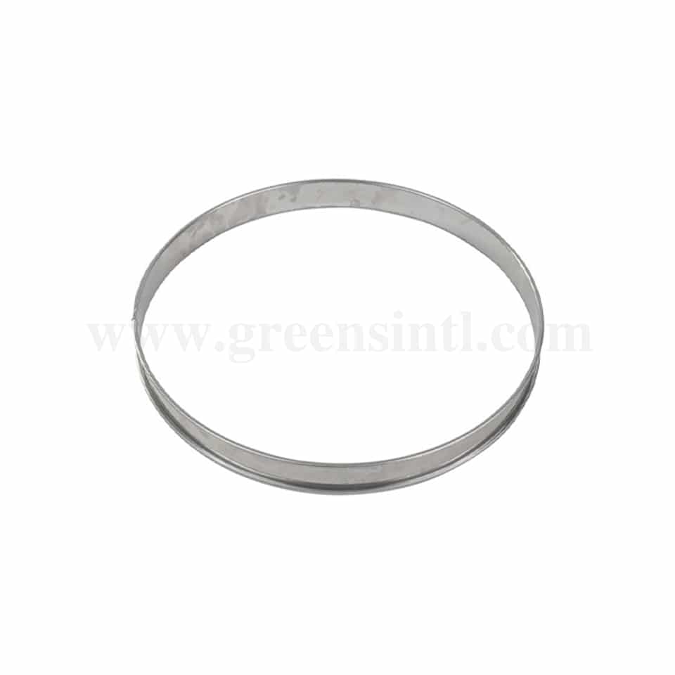 GOBEL Stainless steel Tart ring rolled edges D220 x h20 mm