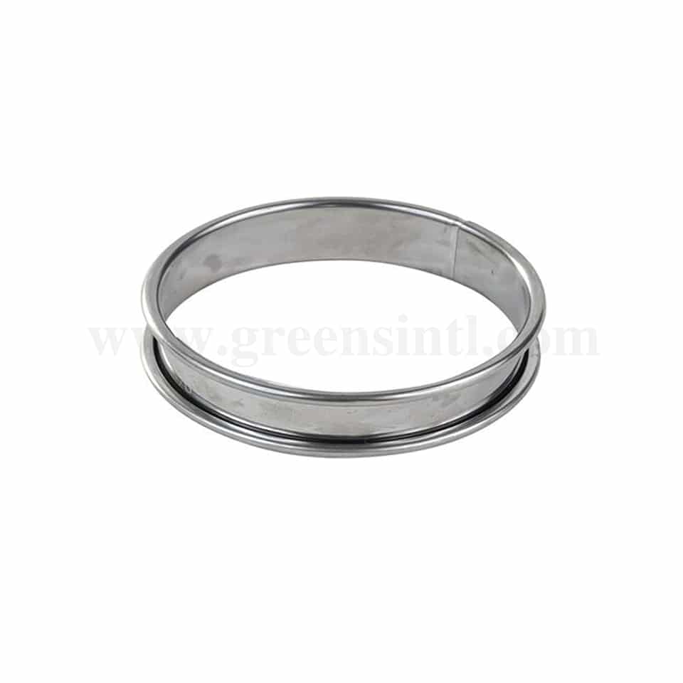 GOBEL Stainless steel Tart ring rolled edges D140 x h20 mm