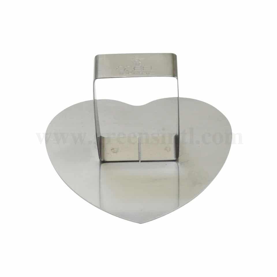 GOBEL Convex Heart Cake Ring Pusher 83 x 75 x h37mm