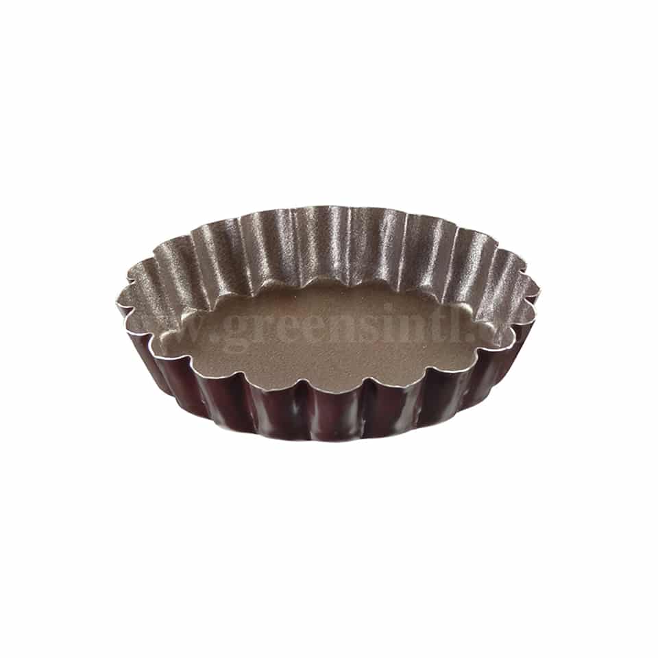 GOBEL Non-stick Round fluted tartlet D100/85 x h18 mm