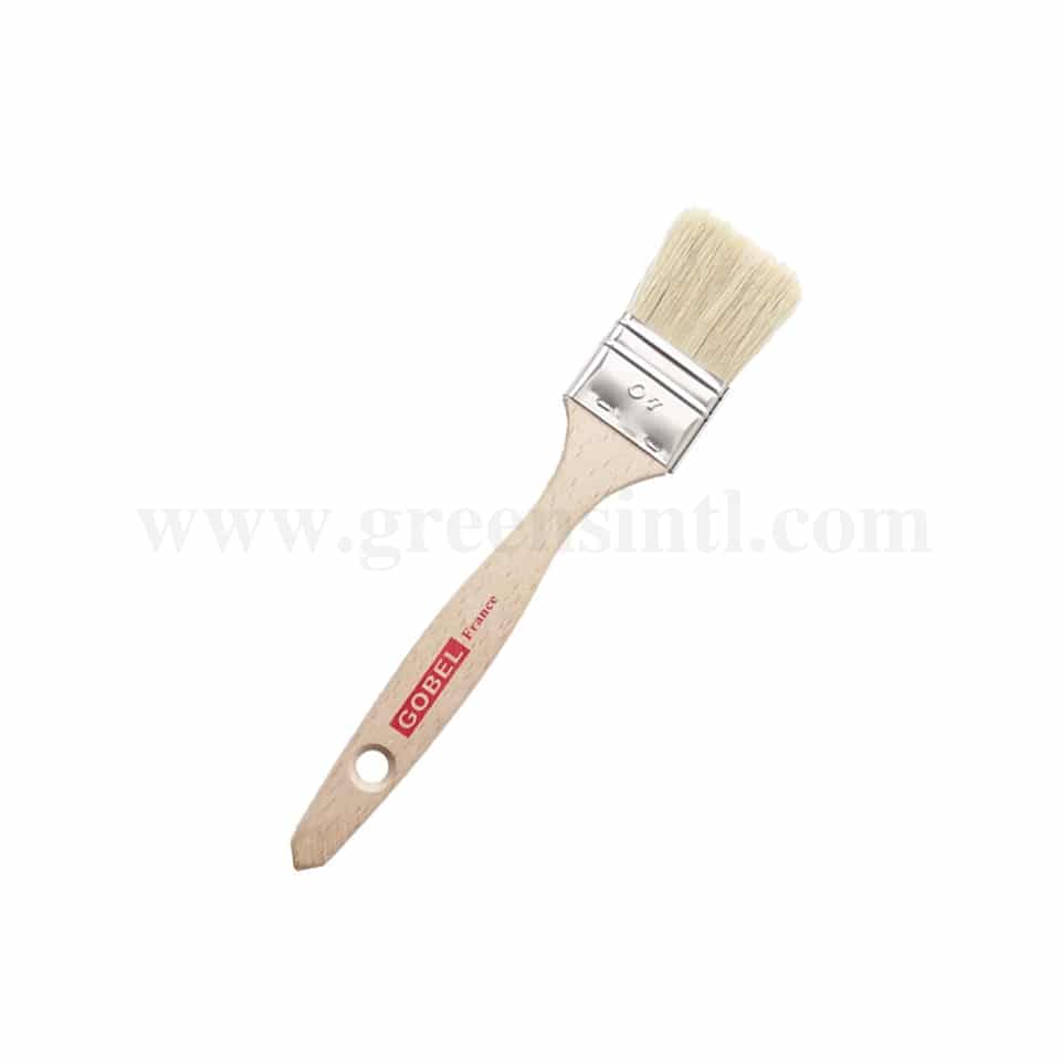 GOBEL Flat brush with Wooden handle-40 mm