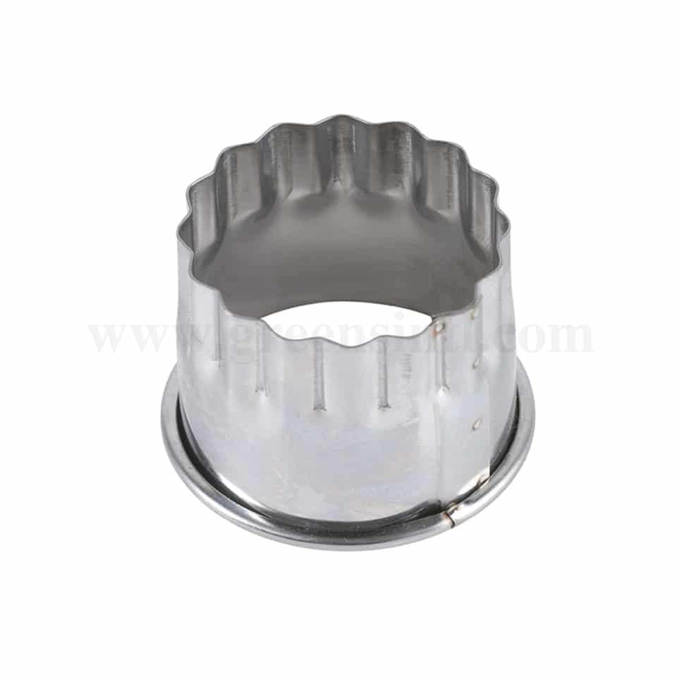 GOBEL Round fluted cutter with rolled edge D80 x h36 mm