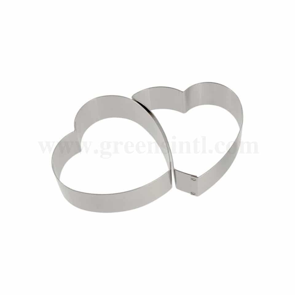 GOBEL Interlaced Hearts Cake Ring 140 x 80 mm