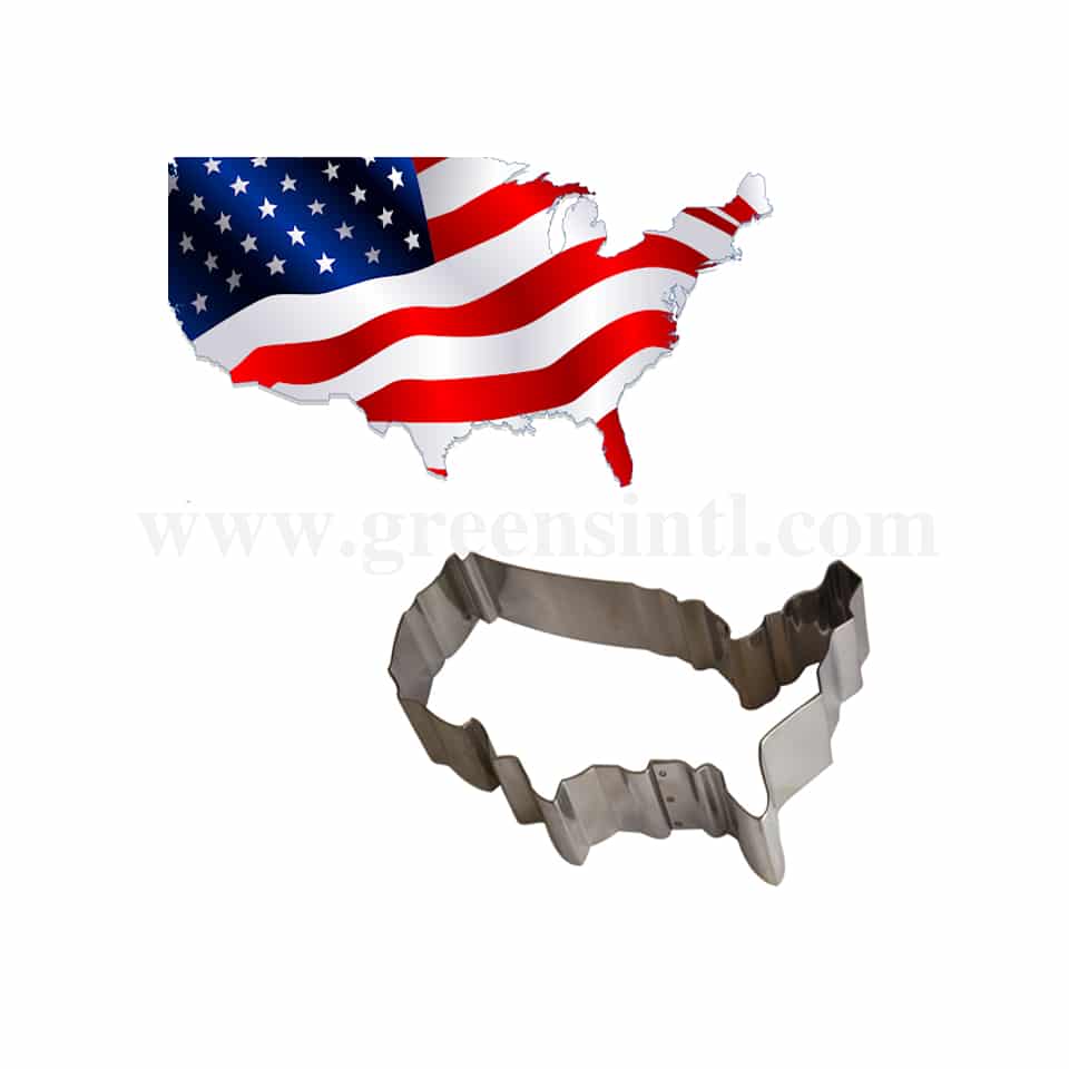 GOBEL Cake Ring USA Map Shape( America) 600 x 360 x h60mm