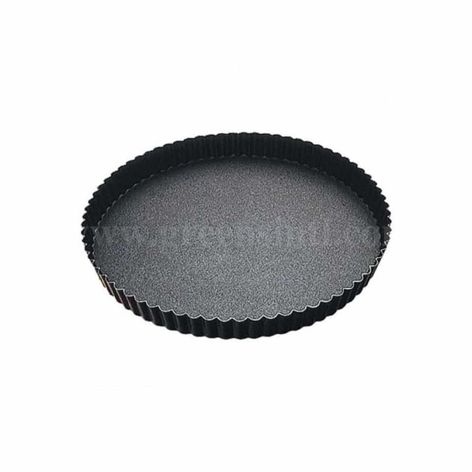 GOBEL Non-stick Medium Deep Round Fluted Tart Mould D220/200x h35mm