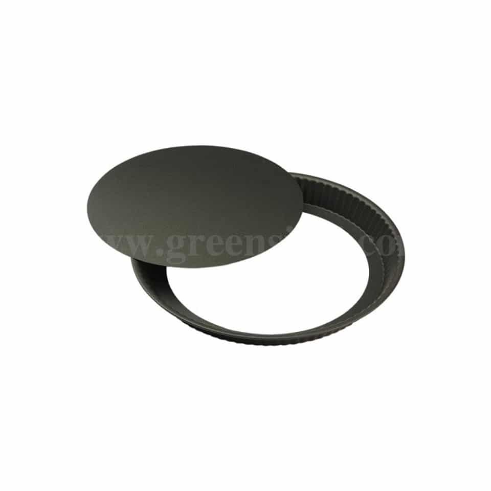 GOBEL Non-Stick Round Fluted Tart Mould Removable Bottom D260/230x h30mm