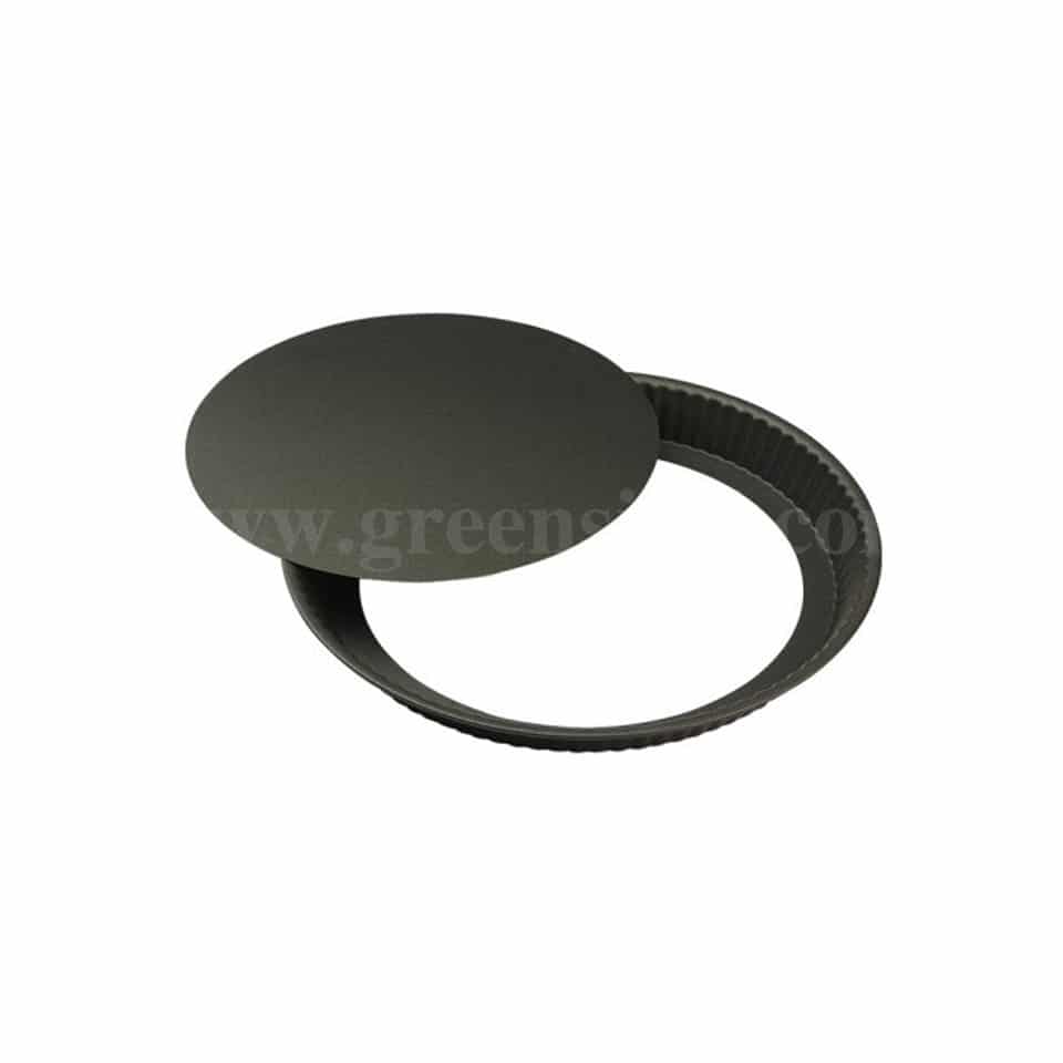 GOBEL Non-Stick Round Fluted Tart Mould Removable Bottom D320/290x h30mm