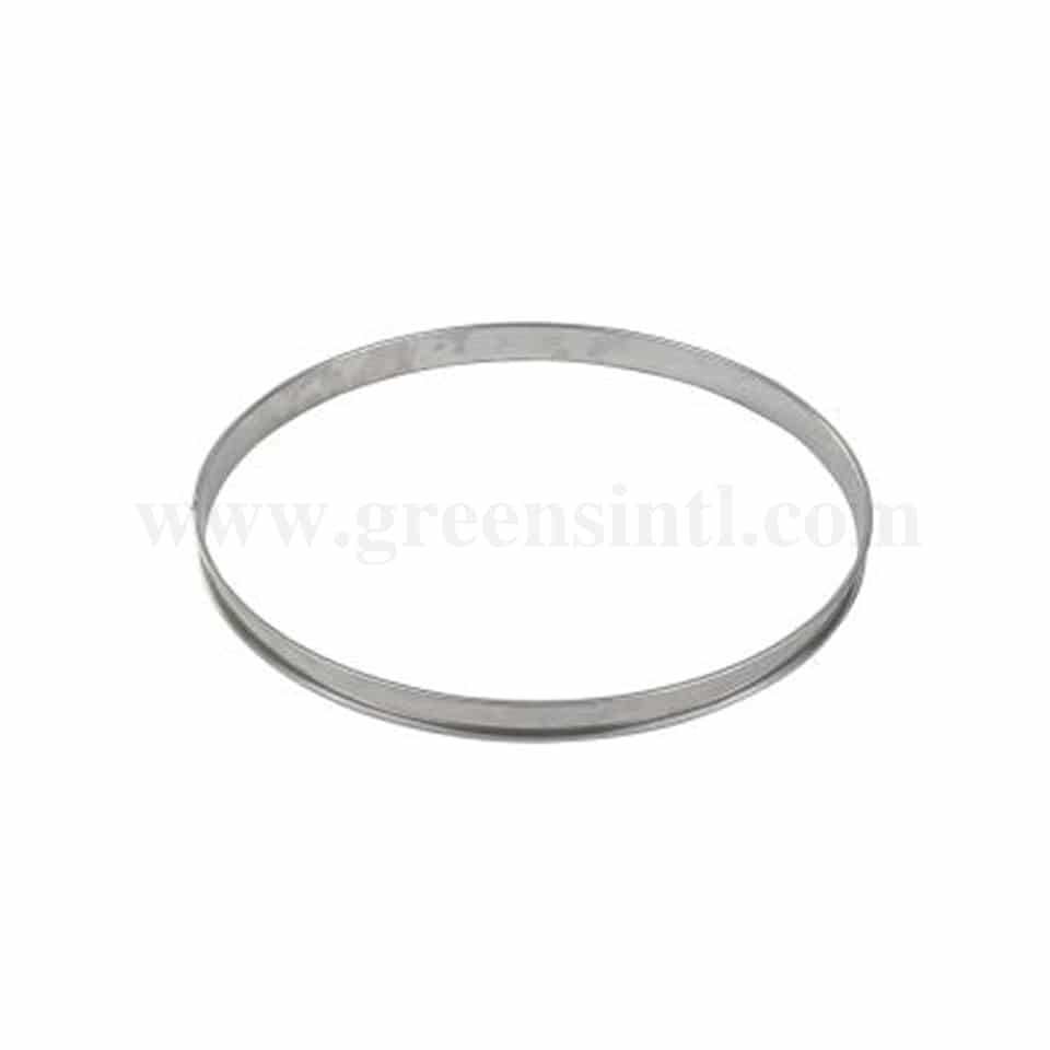 GOBEL Stainless  Steel Deep Tart ring with rolled edges D260 x h27 mm