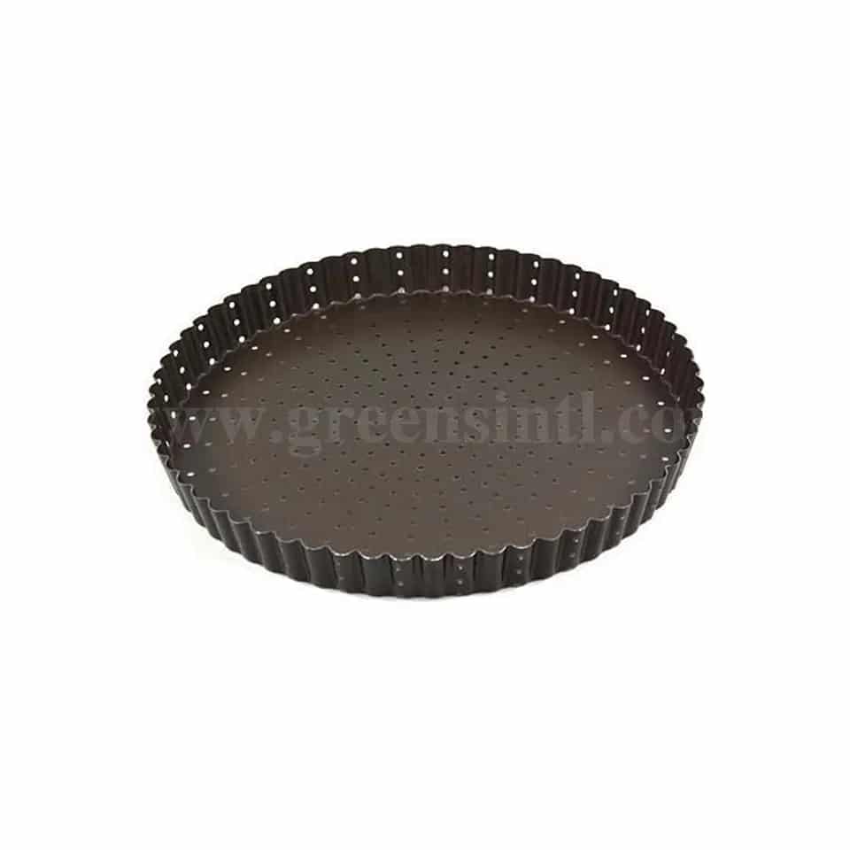 GOBEL Non-stick Perforated Round fluted pie dish D260 x h25 mm