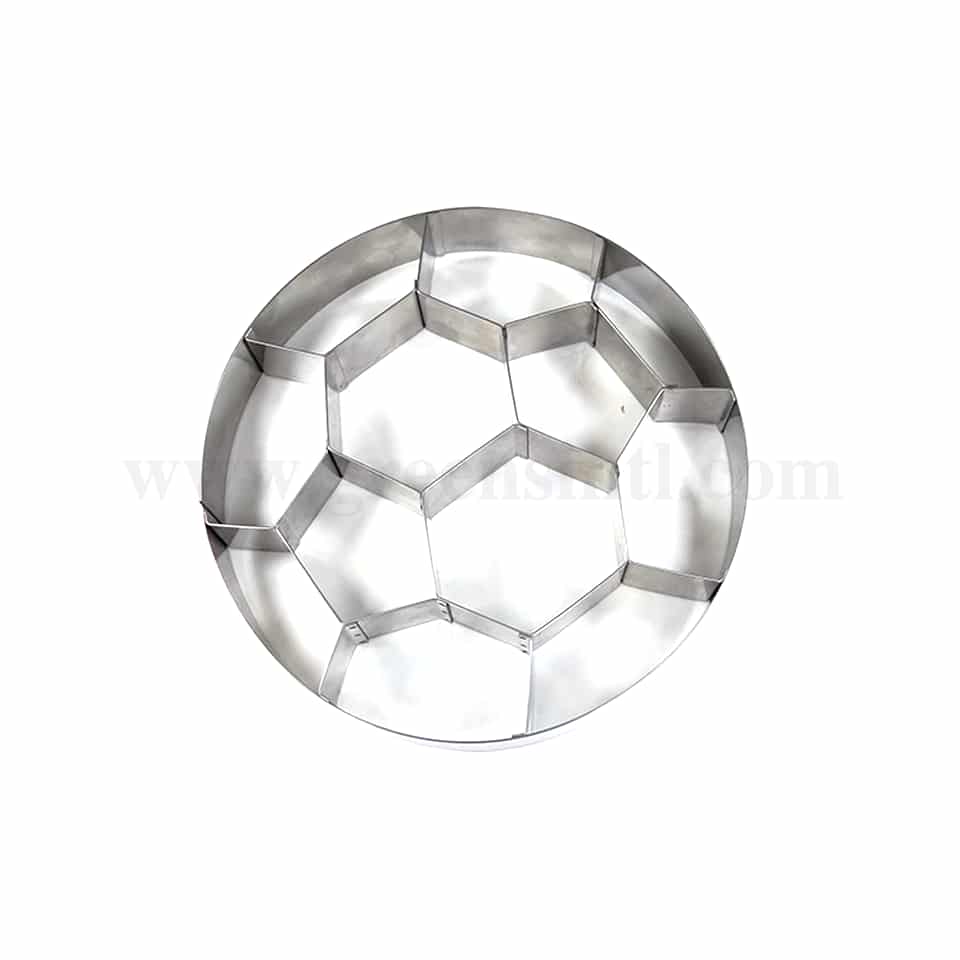 GOBEL Cake Frame - Soccer Ball - 260 x 260 x 45 mm