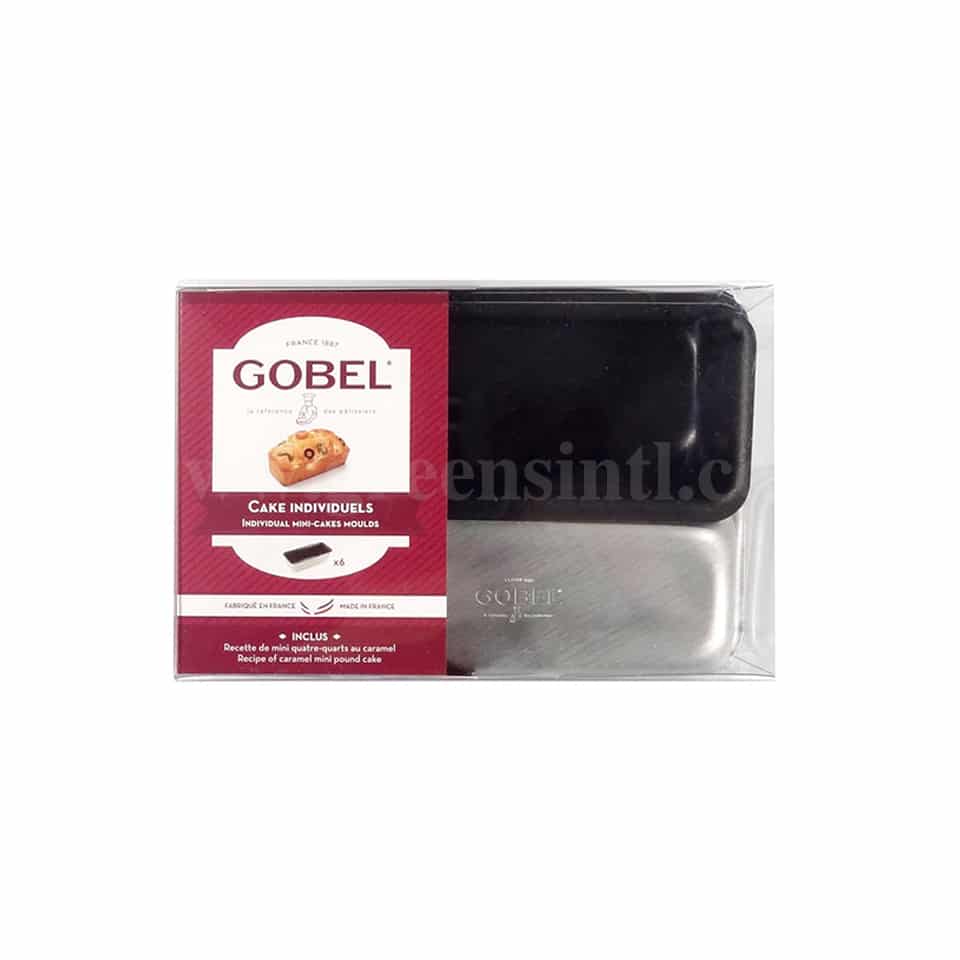 GOBEL Individual Cake Mould 130x70x80mm Set of 6