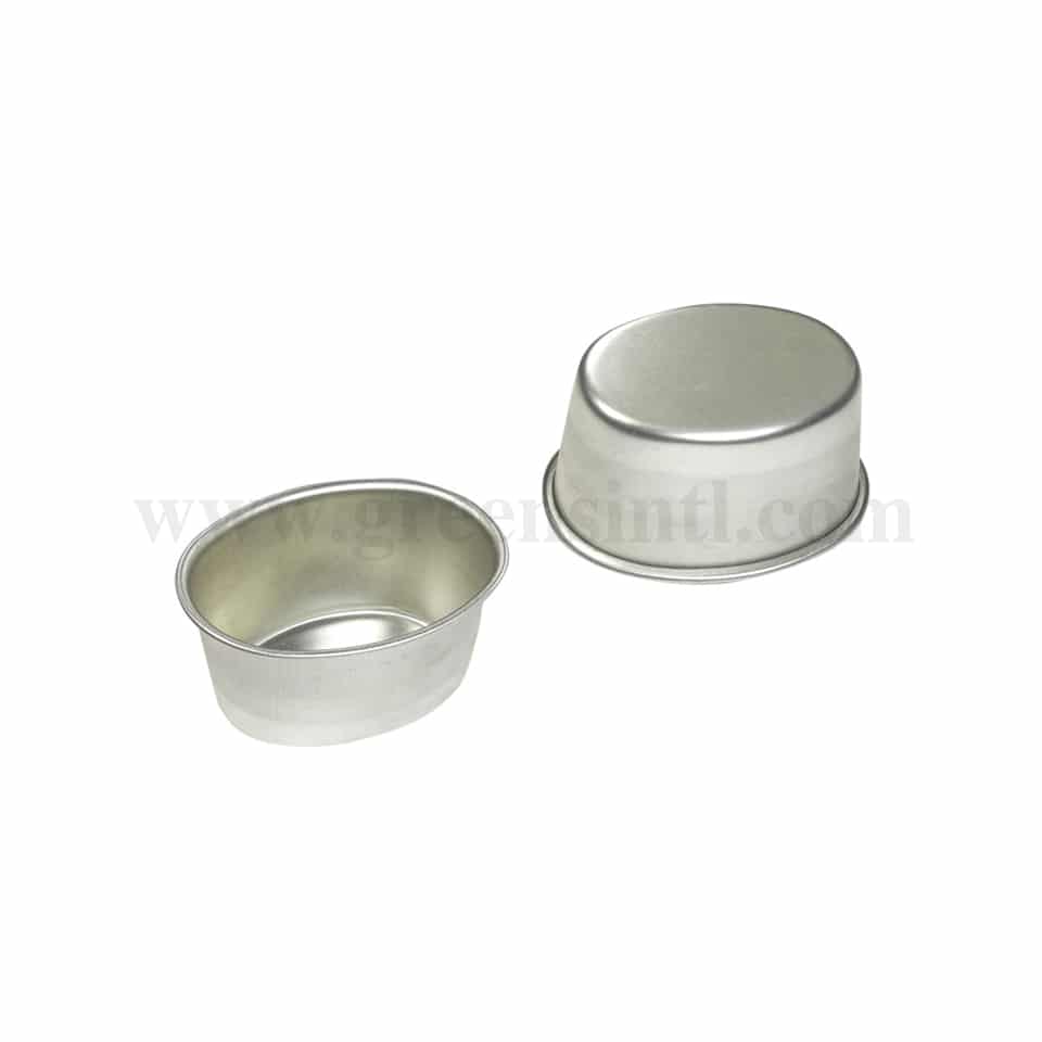 LOUIS TELLIER Oval Friand/Lava Cake Mold Plain Bottom 75 x 55 x 38mm