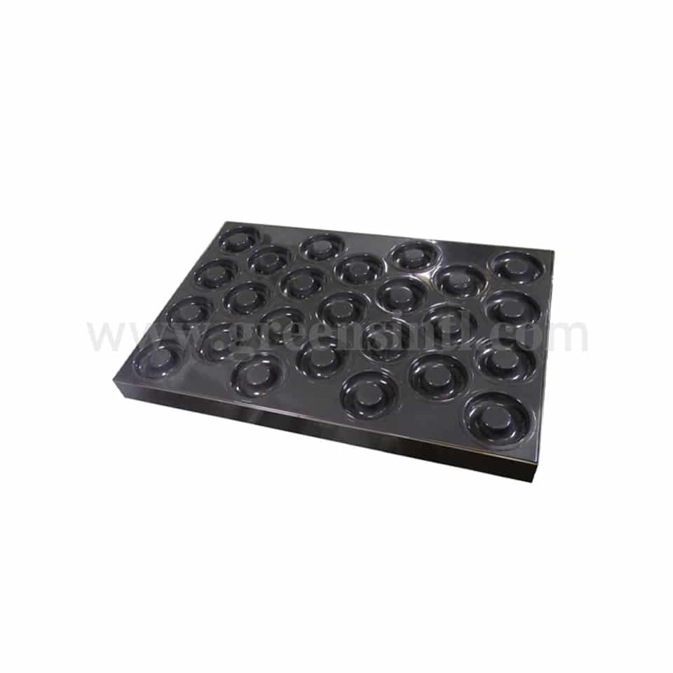 LOUIS TELLIER Non Stick Steel Closed Savarin Mould 600 x 400 mm