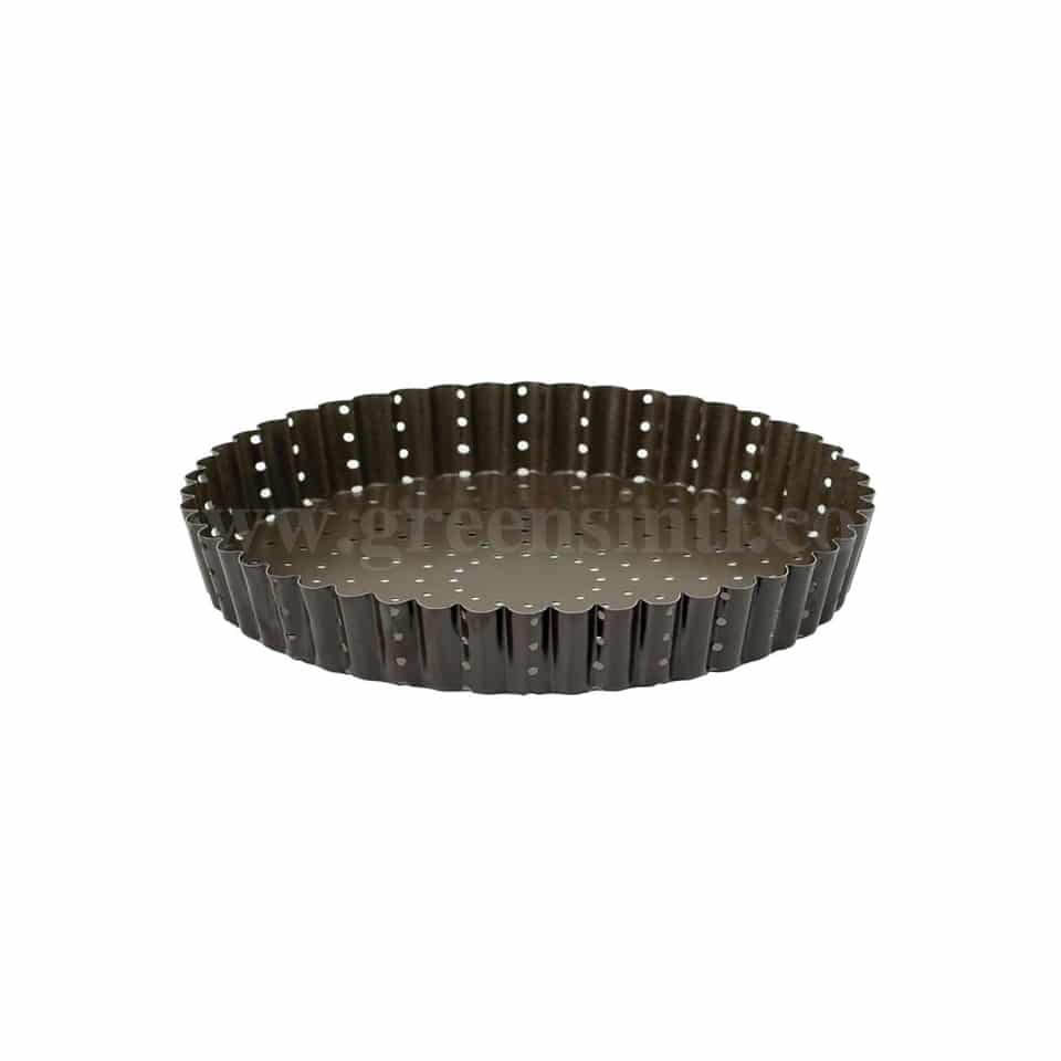 GOBEL Non-stick perforated High Fluted Mould - D280 x h35 mm