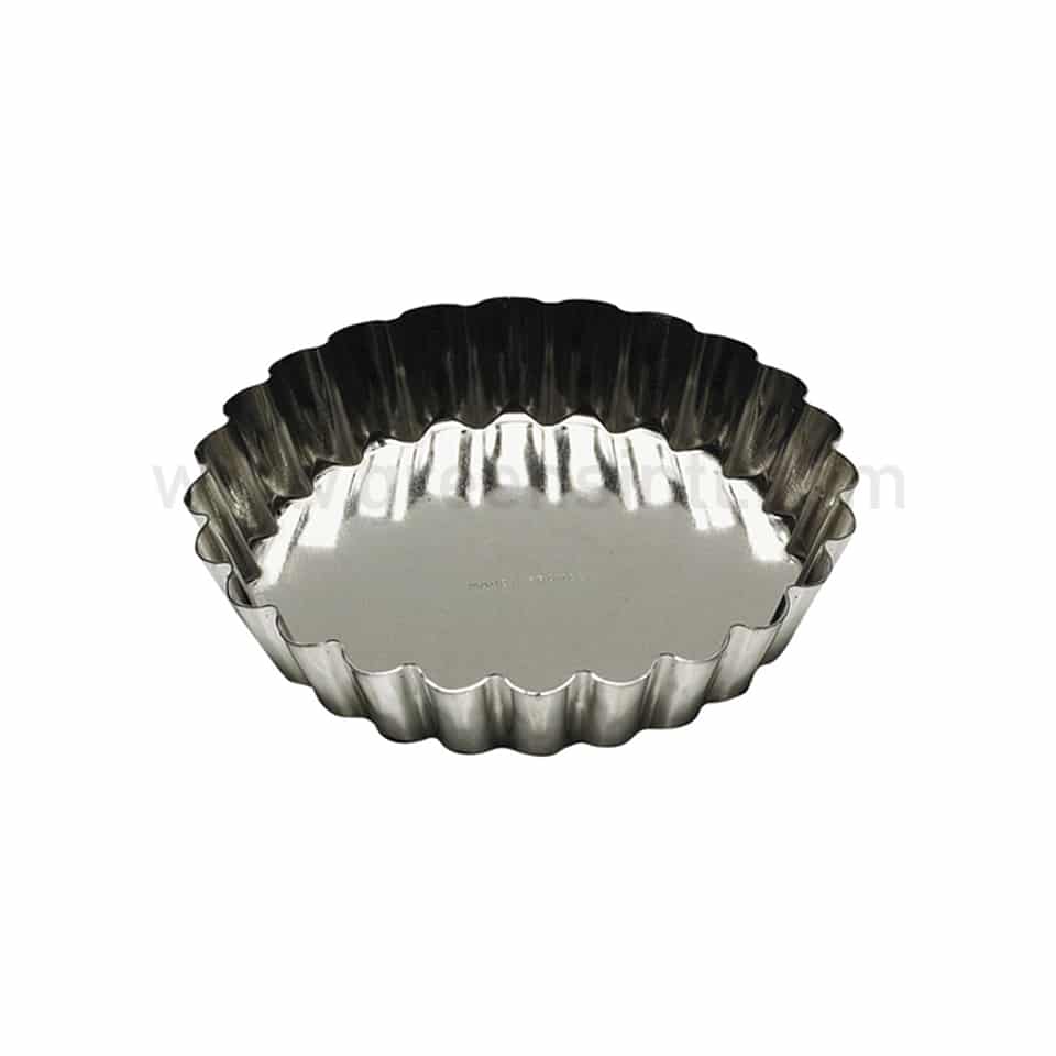 LOUIS TELLIER Round Fluted Tartlet D90/75 x h15 mm