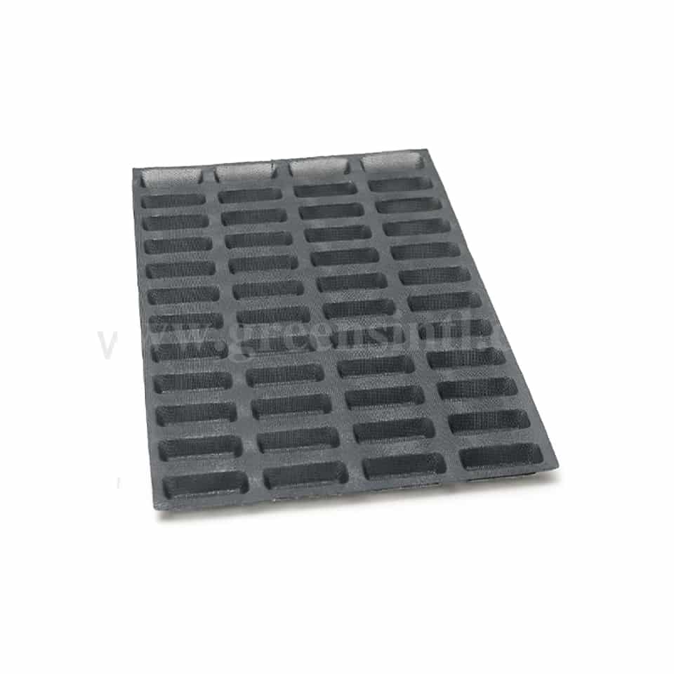 MAE Eclairs mould 48 Indents 75x25x20 mm-10864