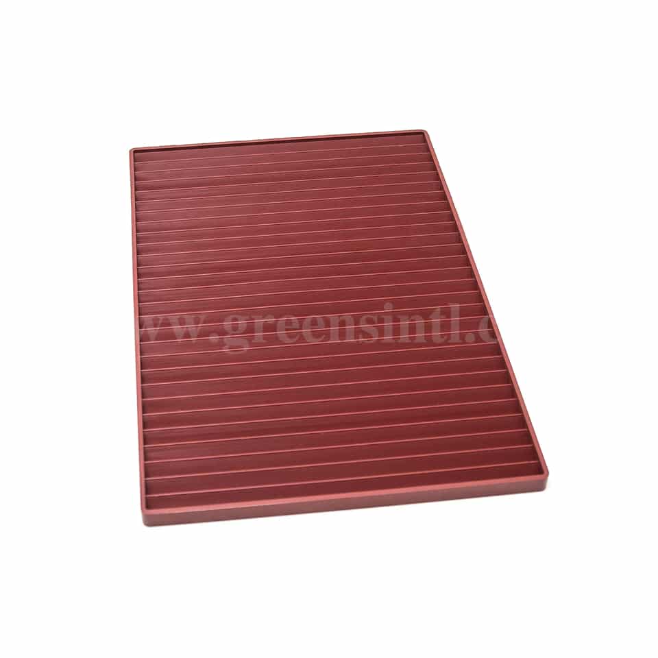 MAE Striped Silicone Mat with Edges 400x600x18mm-003252