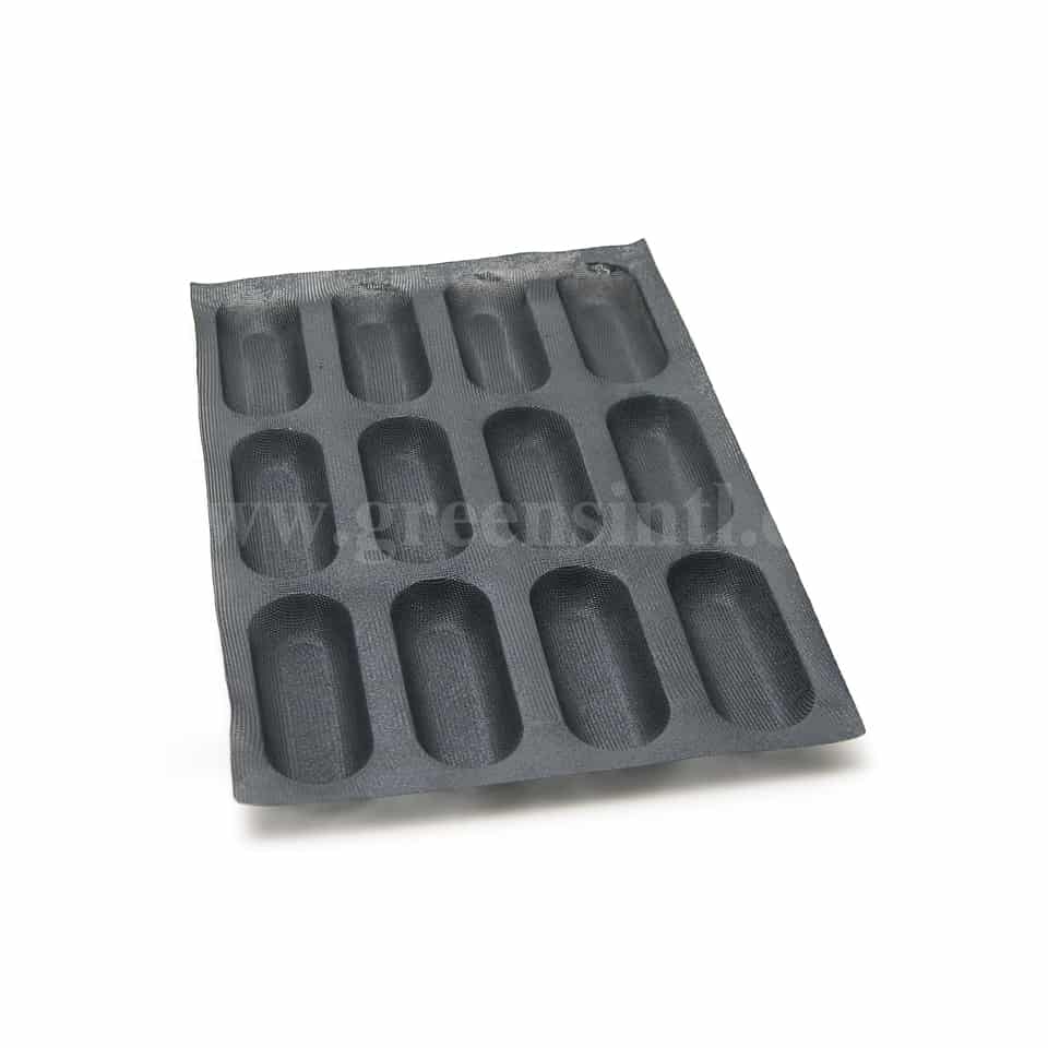 MAE Baguettes Mould 12 Indents 169x64x30 mm-010292