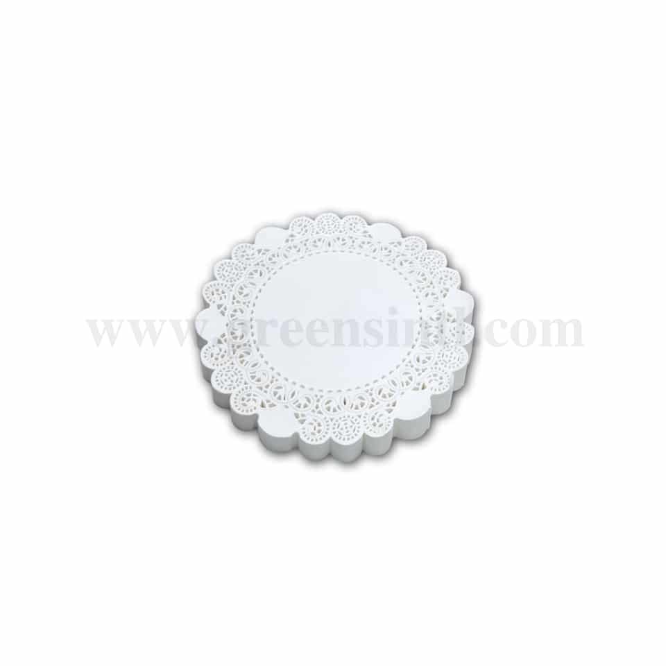 GRADE Round Doilies Paper Natural White 90mm(3.5 inch)-250 Pcs