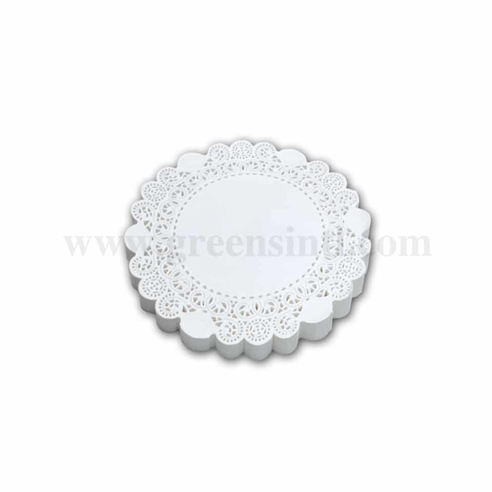 GRADE Round Doilies Paper Natural White 120mm (4.72 inch)-250 Pcs