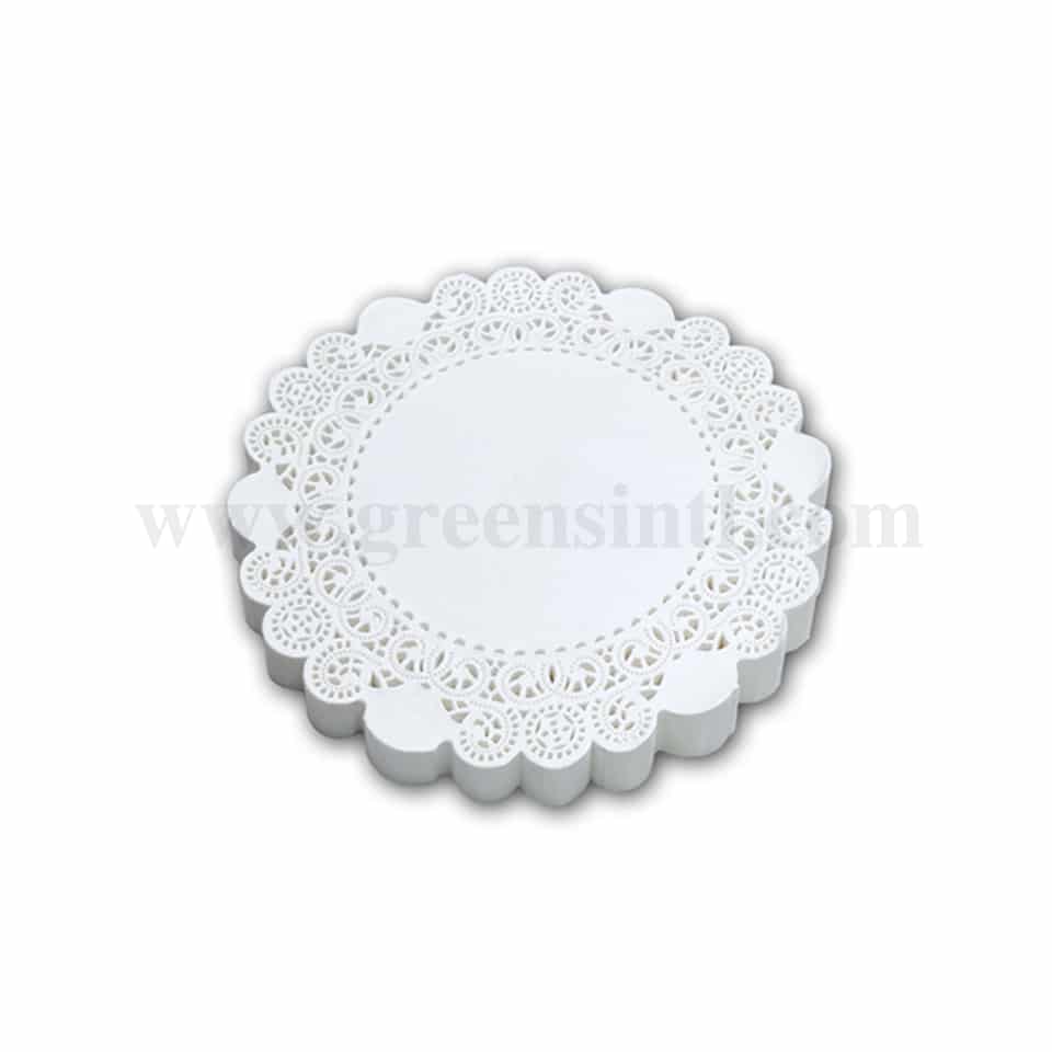 GRADE Round Doilies Paper Natural White 170mm(6.69 inch)-250 Pcs