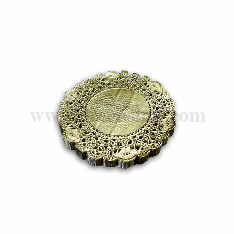 GRADE Round Doilies Paper Gold 152mm(6 inch)-250 Pcs