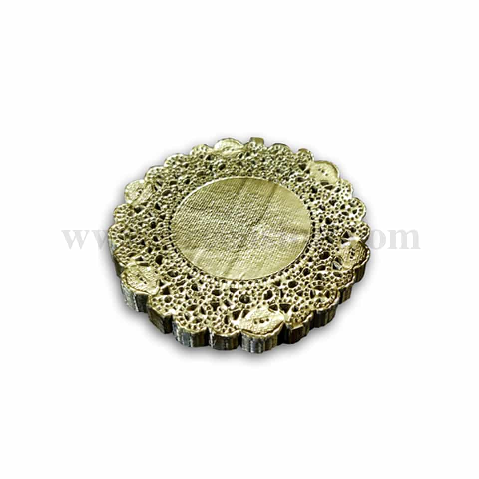GRADE Round Doilies Paper Gold 170mm(6.69 inch)-250 Pcs