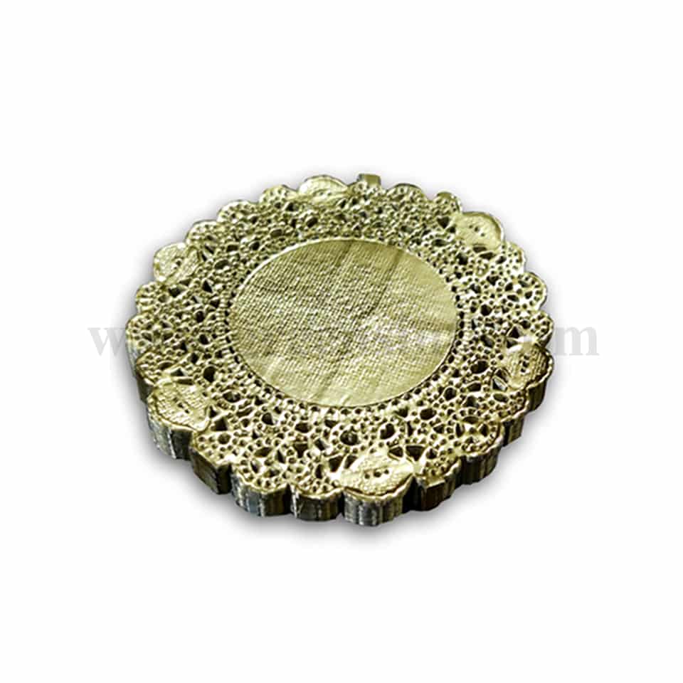 GRADE Round Doilies Paper Gold 254mm(10 inch)-250 Pcs